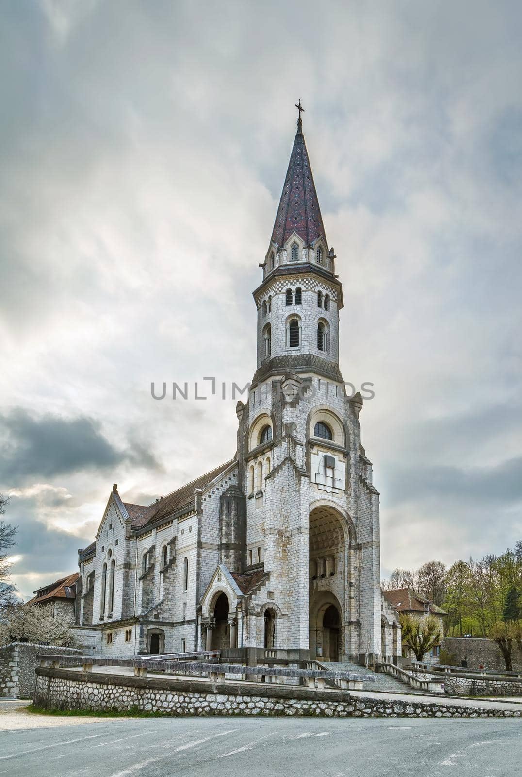 Basilica of the visitation was built in 1930 in Annecy, France