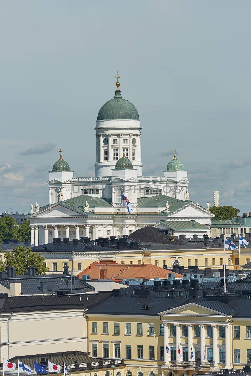 Cathedral of the Diocese of Helsinki, finnish Evangelical Lutheran church, located in the neighborhood of Kruununhaka in Helsinki, Finland.