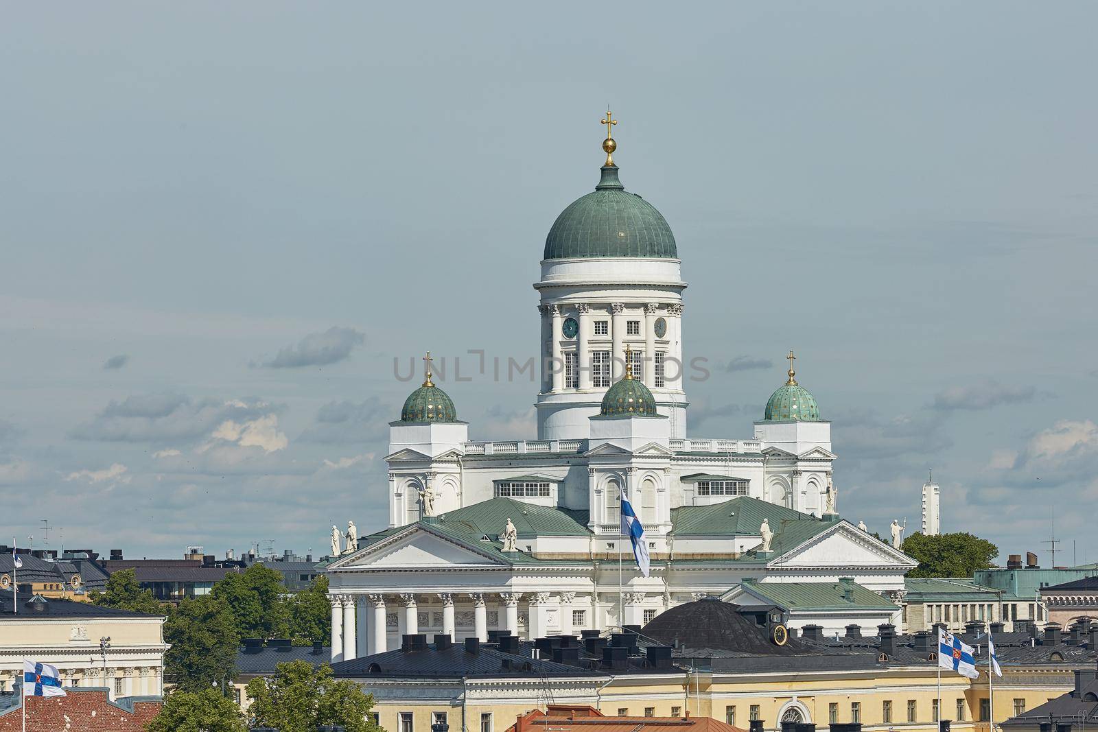 Cathedral of the Diocese of Helsinki, finnish Evangelical Lutheran church, located in the neighborhood of Kruununhaka in Helsinki, Finland.