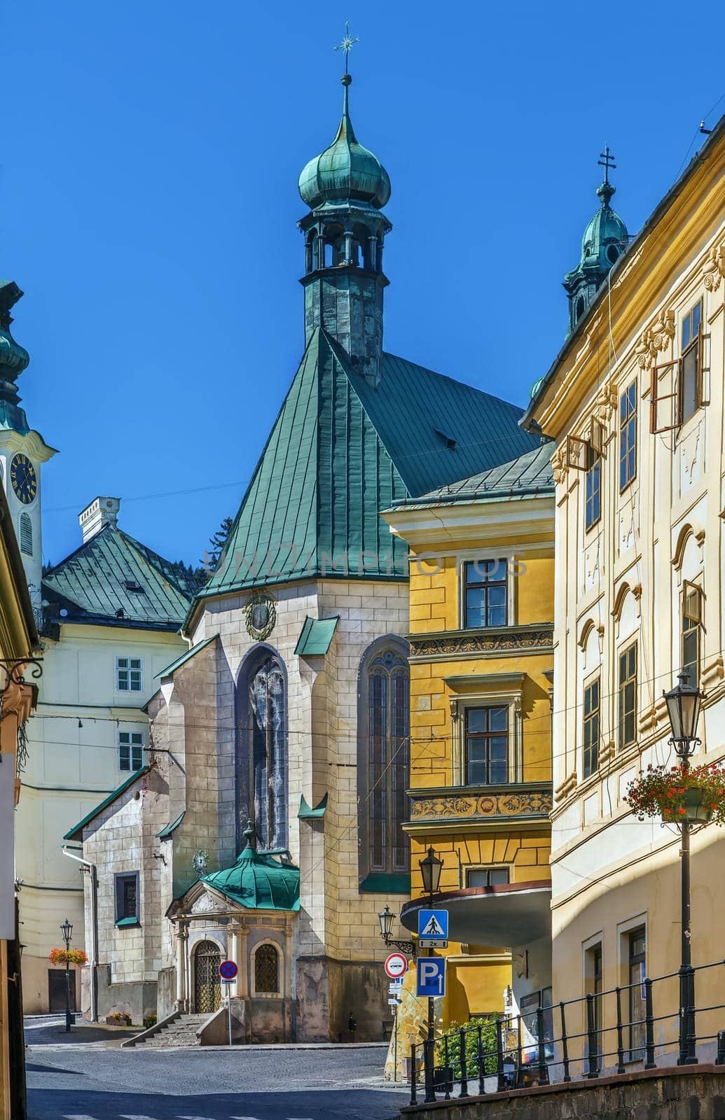 Church of St Catherine, Banska Stiavnica, Slovakia by borisb17