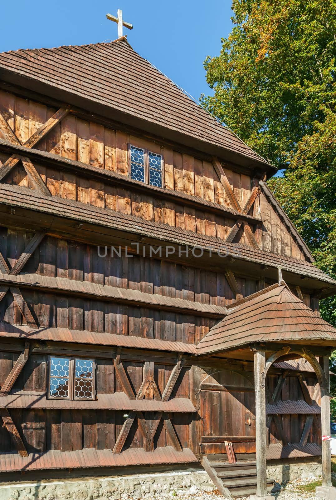 Wooden  church in Hronsek, Slovakia by borisb17