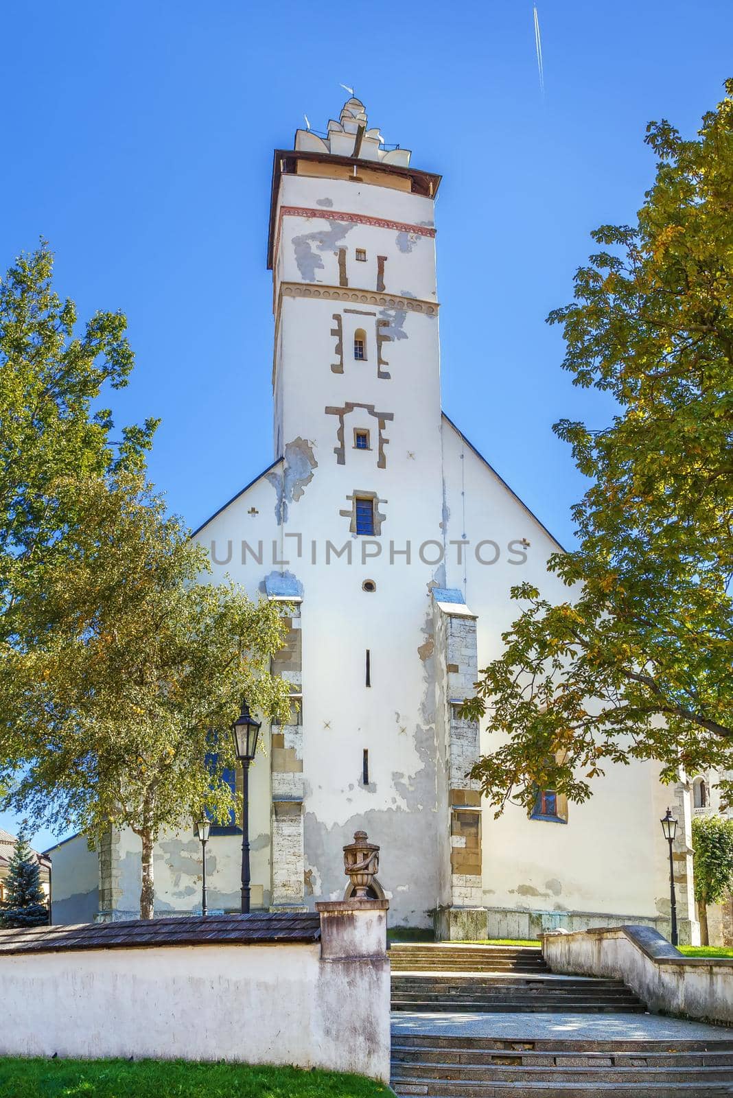 Basilica minor of the Exaltation of the Holly Cross is a Late Gothic three-nave Catholic church in Kezmarok, Slovakia.