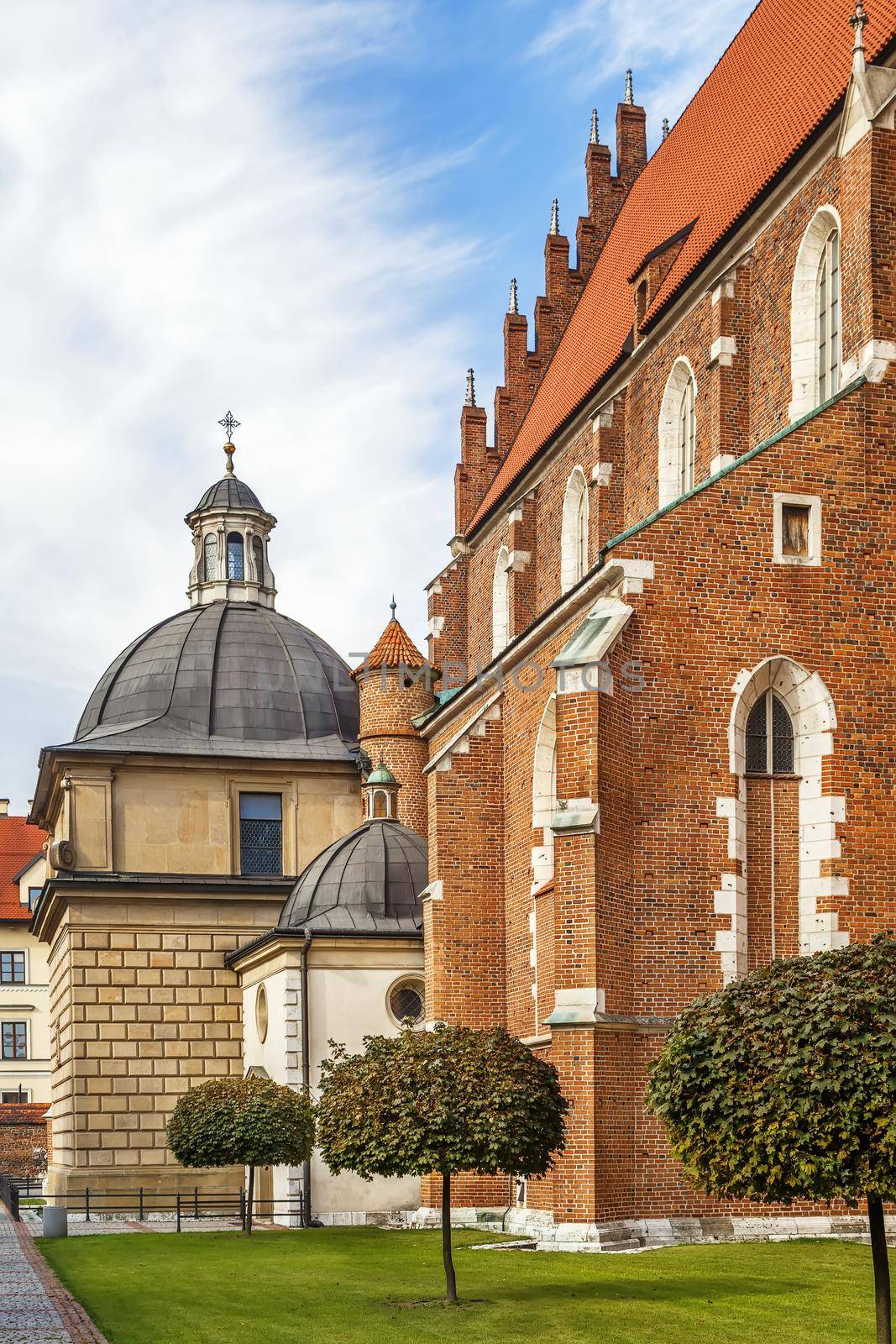 Corpus Christi Basilica located in the Kazimierz district of Krakow, Poland is a Gothic church founded in 1335. Chapel of the Annunciation