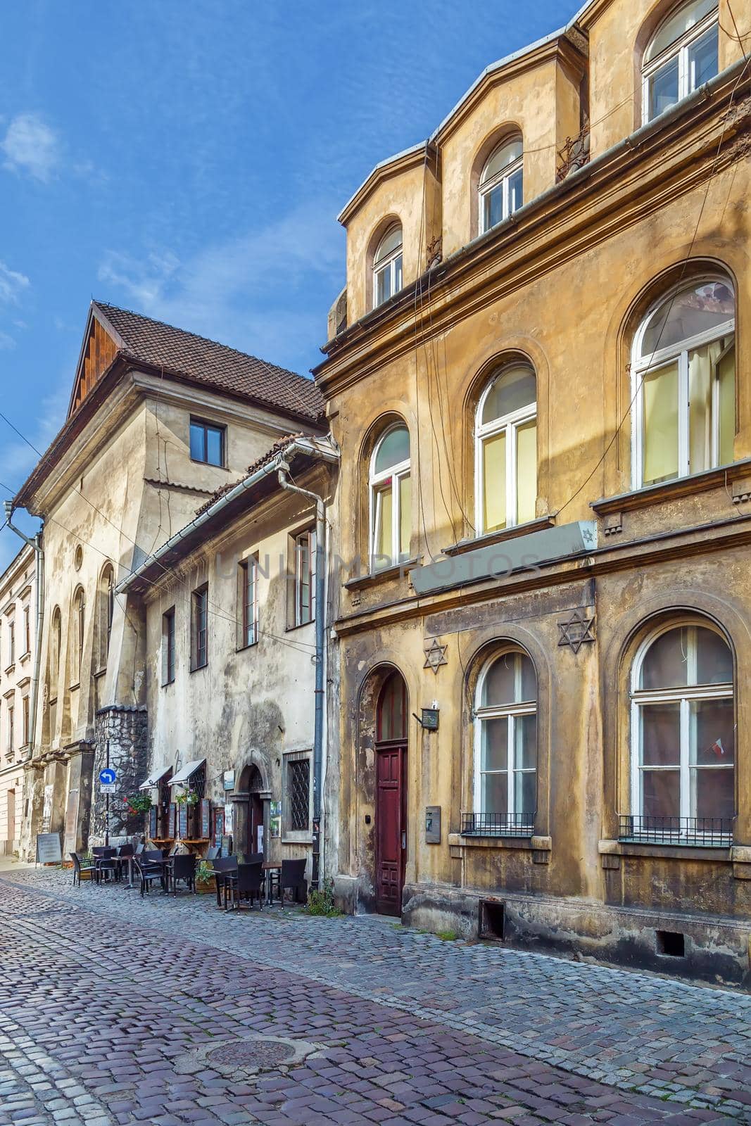 Street in Kazimierz district, Krakow, Poland by borisb17