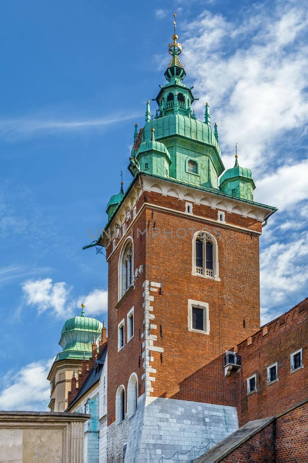 Sigismund Tower of Wawel Cathedral in Krakow, Poland