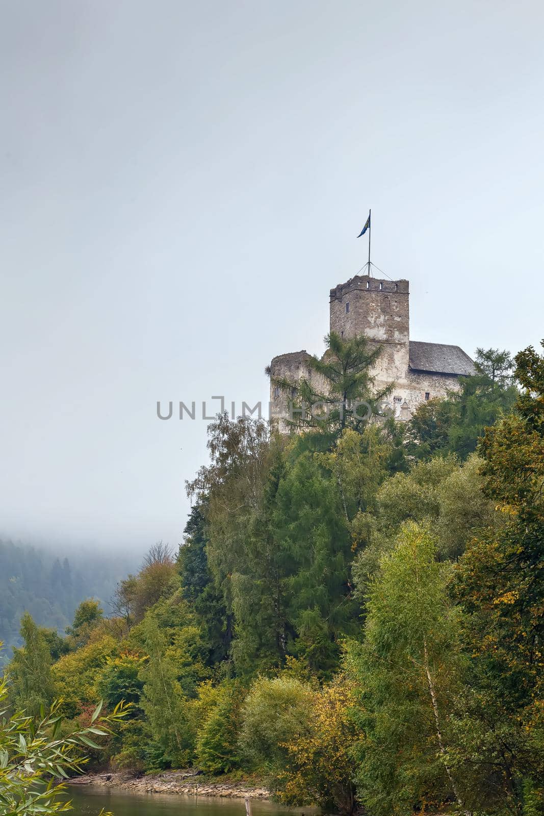 View of Niedzica Castle also known as Dunajec Castle, Poland