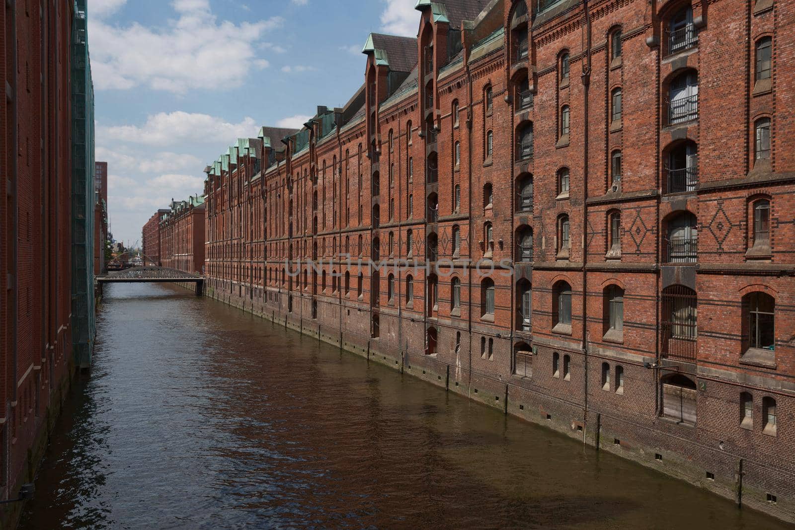 Warehouse district of Hamburg (Speicherstadt) in Germany.