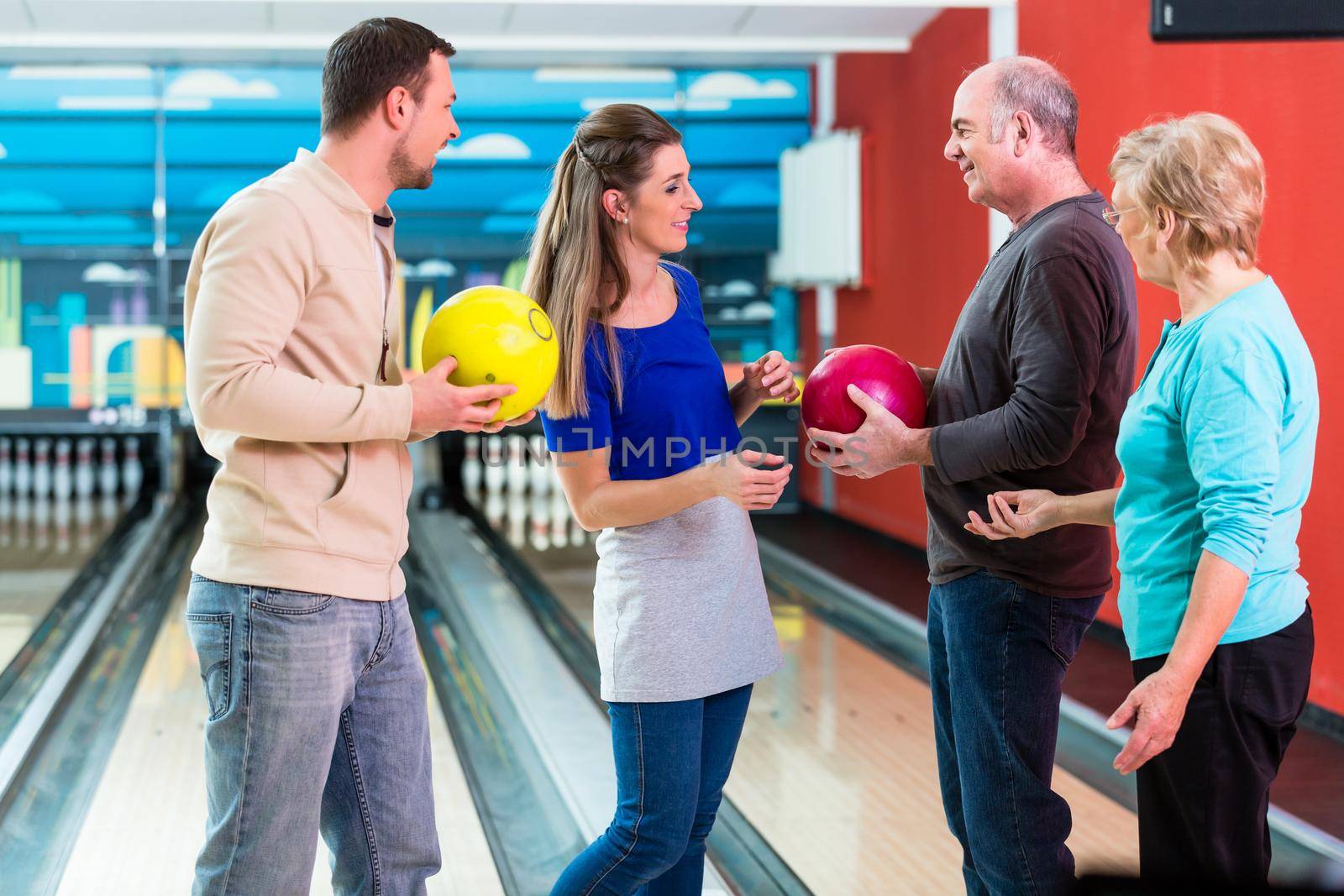 Happy smiling family enjoying indoor games