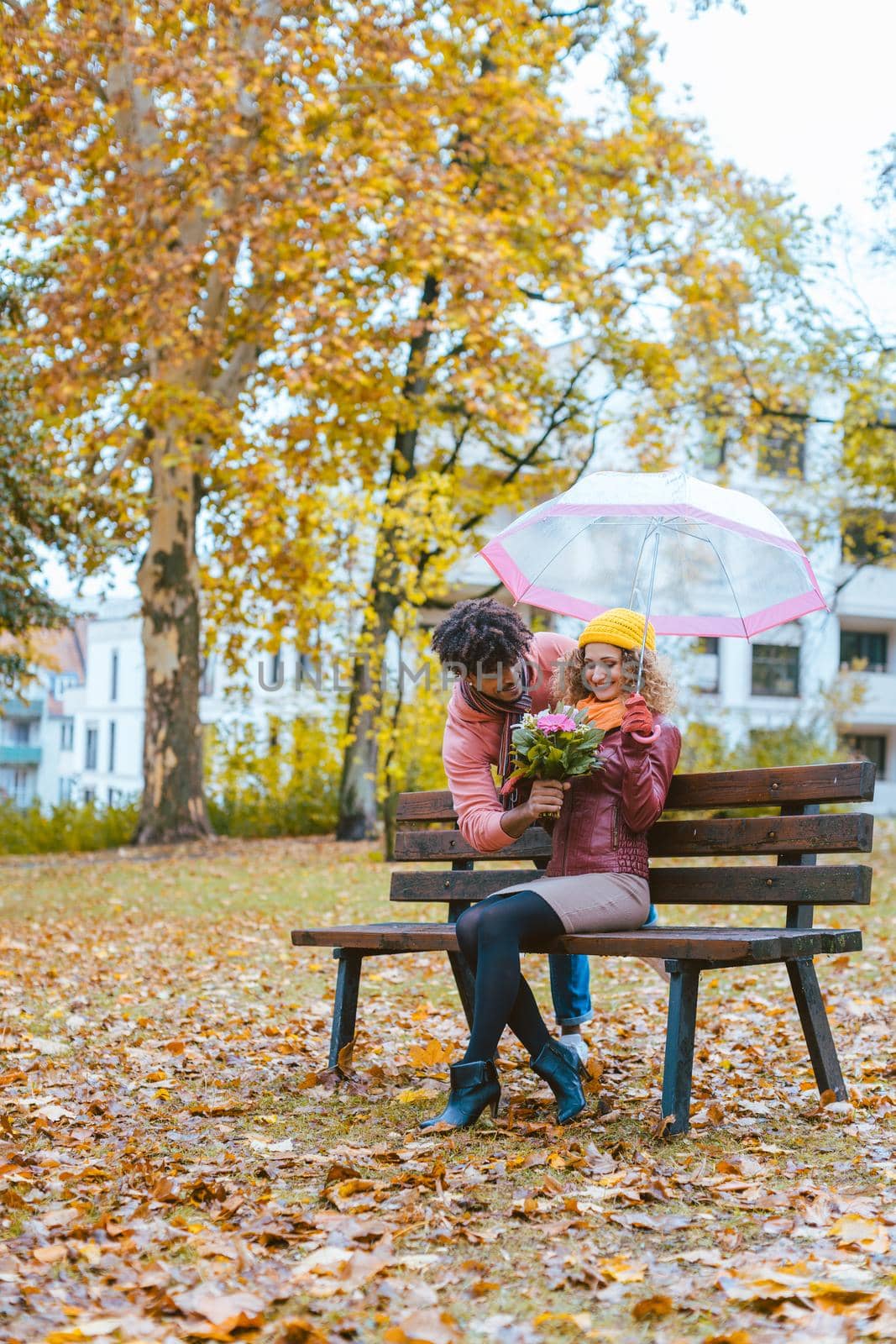 Man having to apologize to his wife or girlfriend for something he did terribly wrong