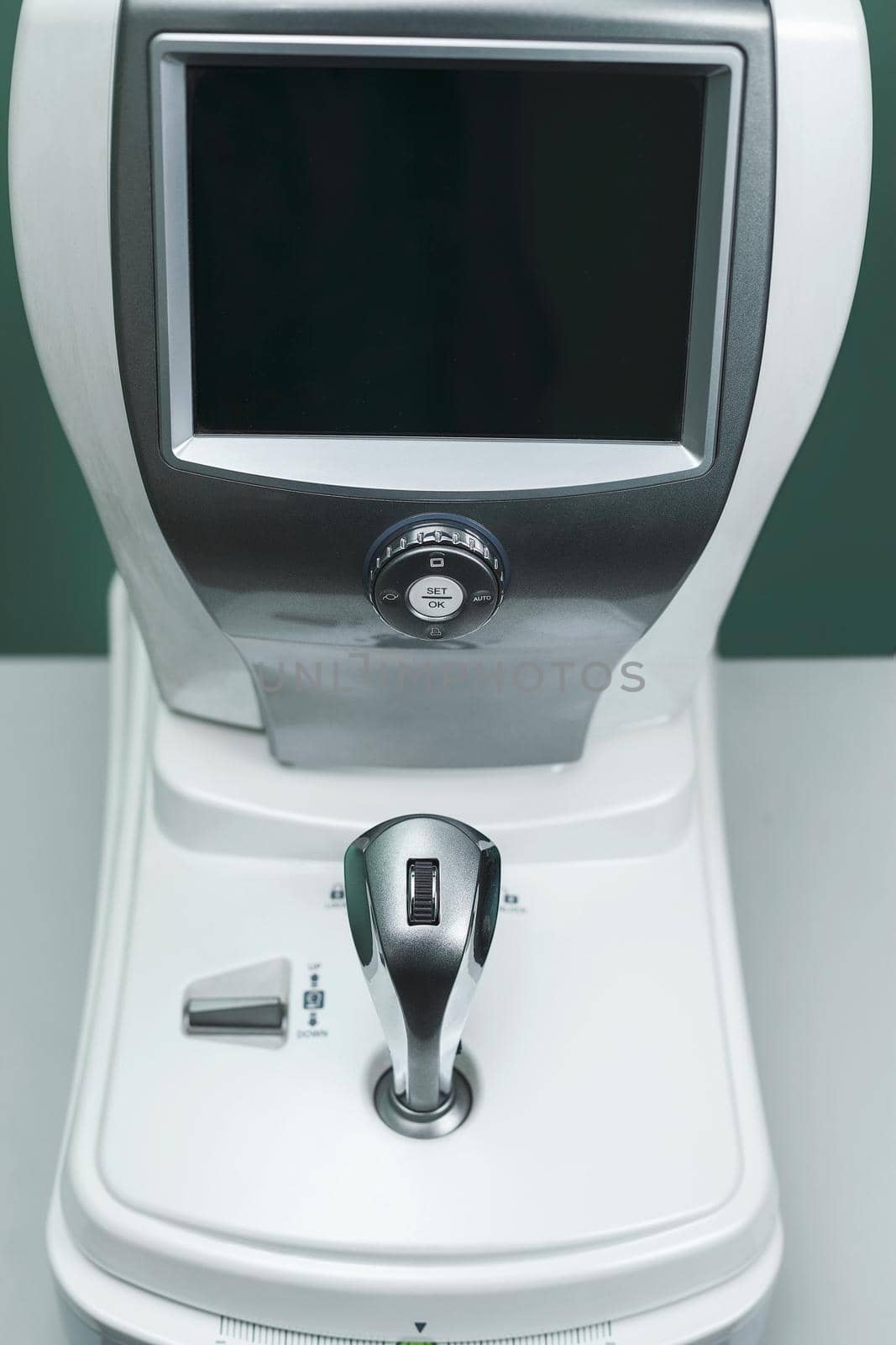 Medical optometrist equipment used for  eye exams