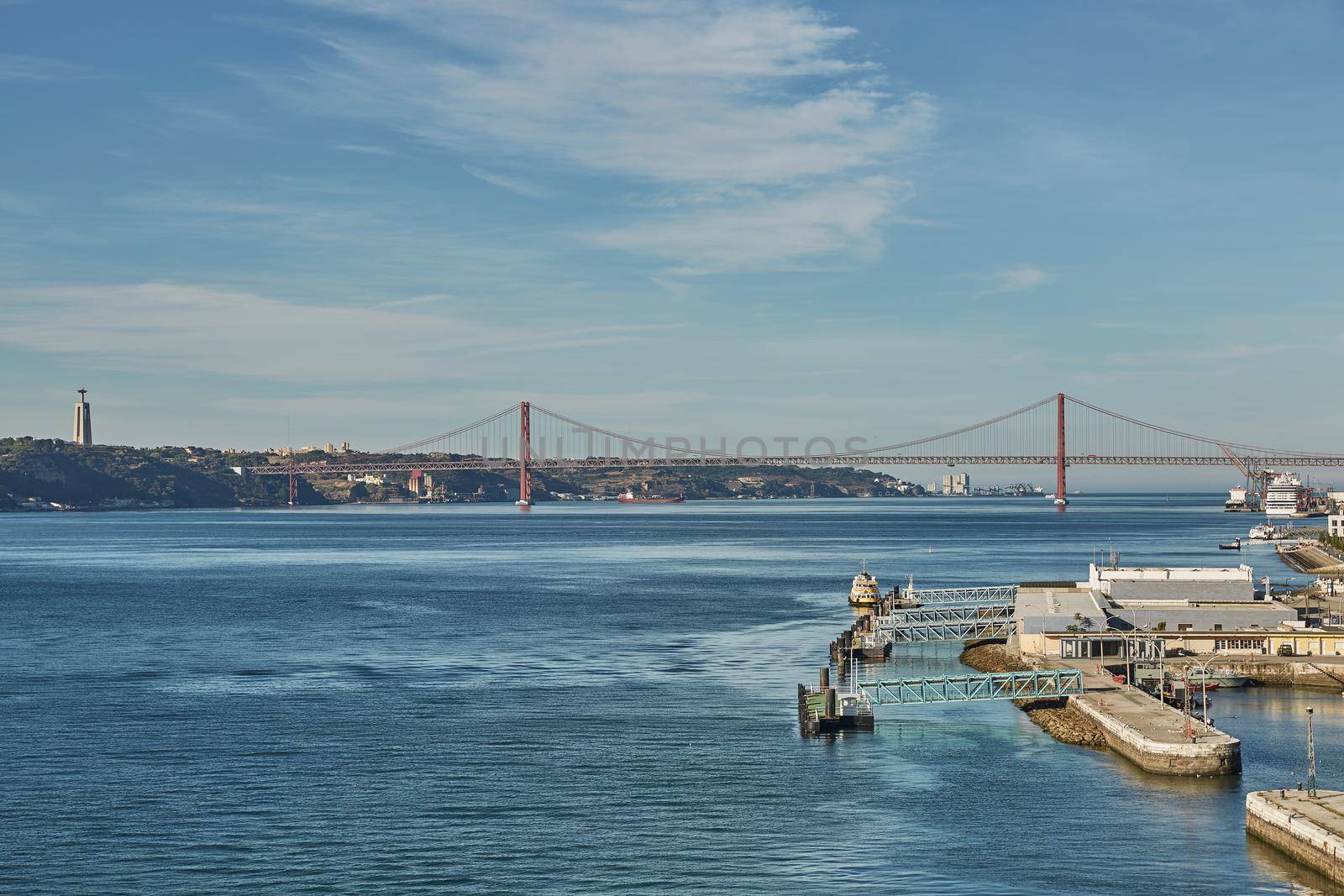 The 25 April bridge (Ponte 25 de Abril) is a steel suspension bridge located in Lisbon, Portugal, crossing the Tagus river. It is one of the most famous landmarks of the region by wondry