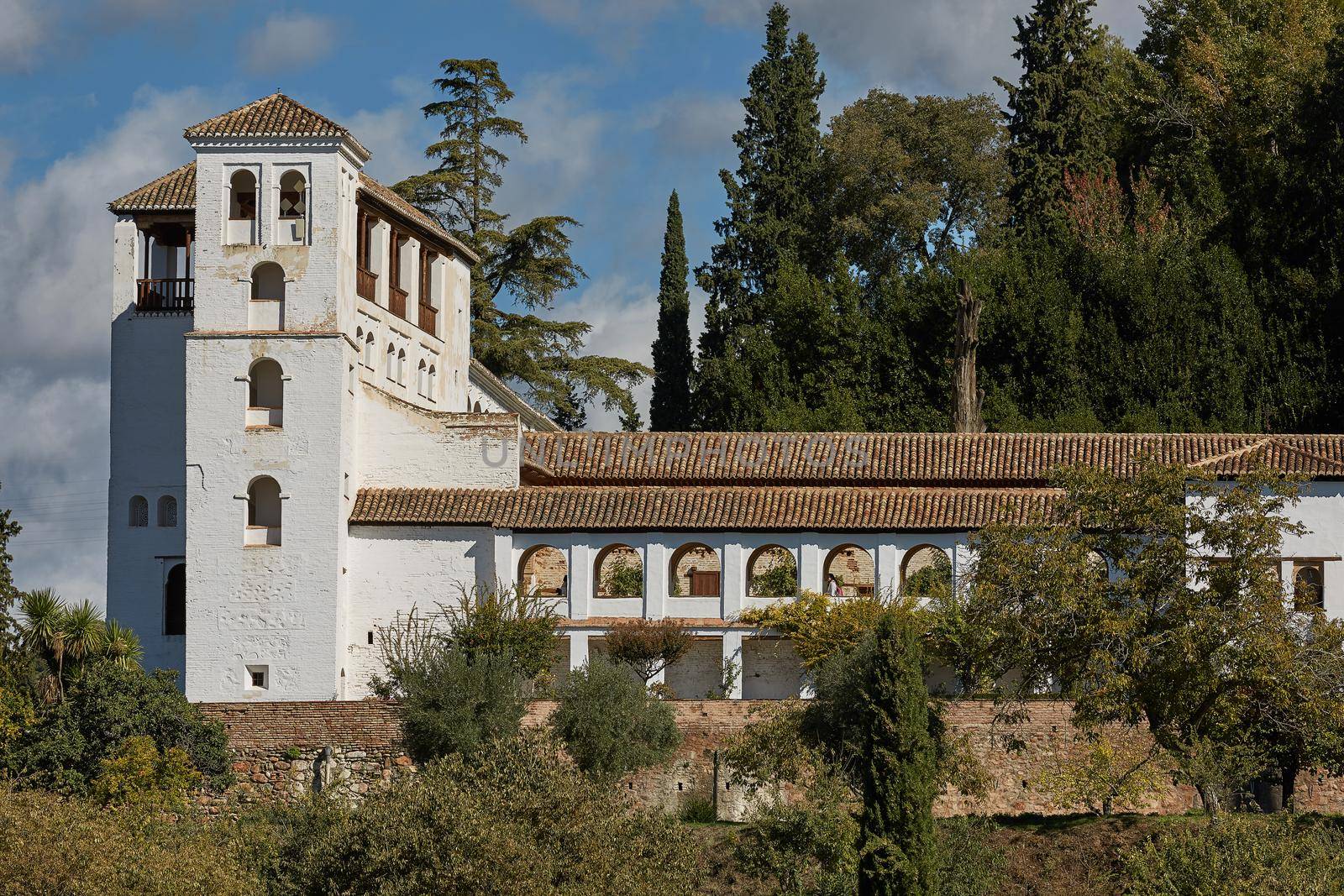 Ancient arabic fortress of Alhambra, Granada, Spain.