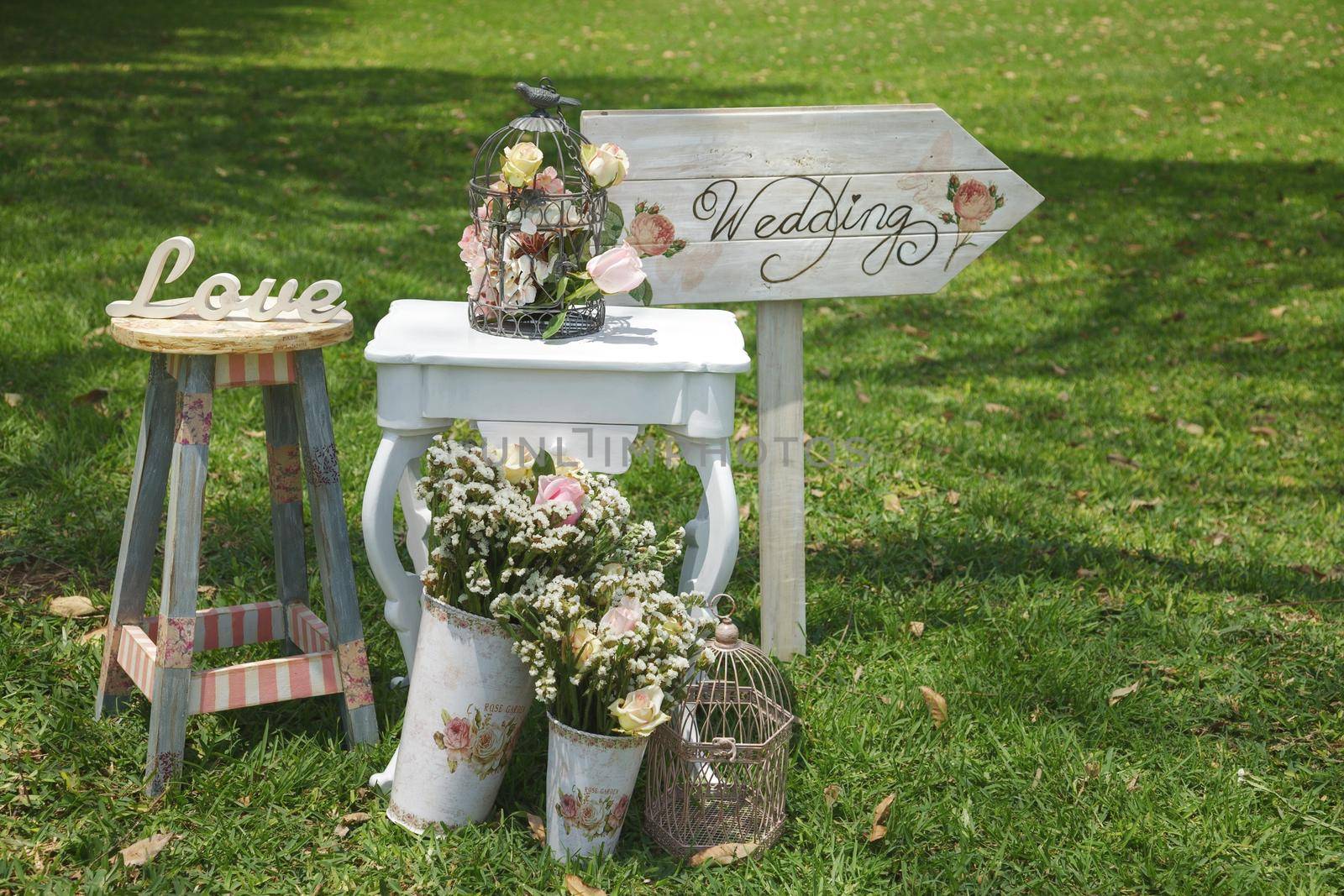 Wood Hand Made Welcome Wedding Decoration by wondry
