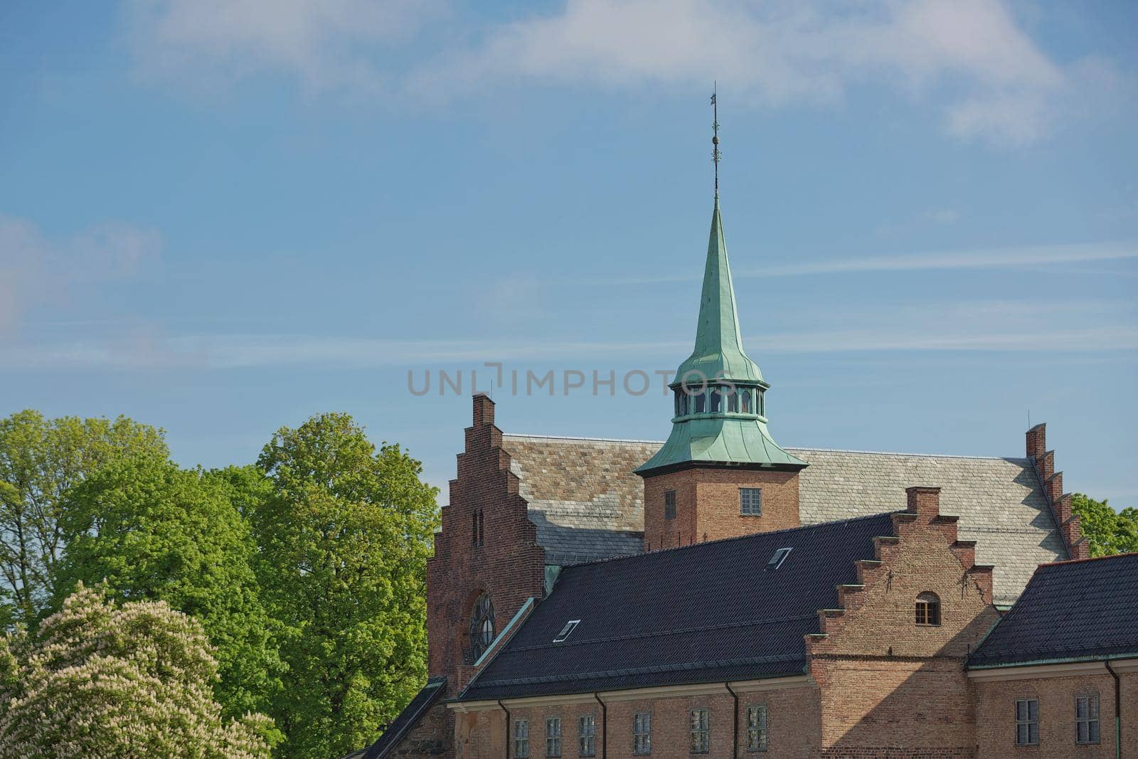 Akershus Fortress or Akershus Castle of Oslo in Norway is a medieval castle that was built to protect and provide a royal residence.