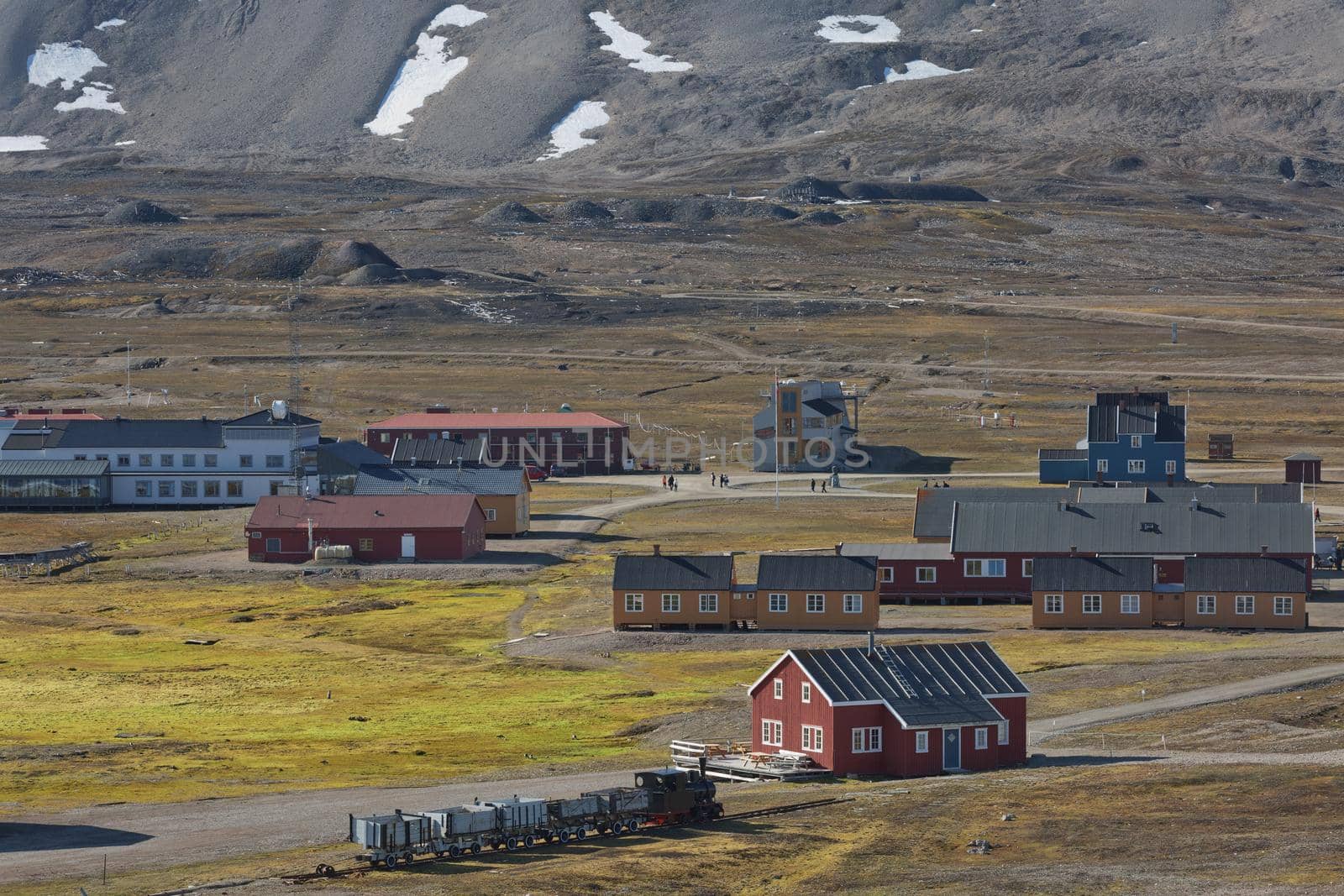 The small town of Ny Alesund in Svalbard, a Norwegian archipelago between Norway and the North Pole. This is the most northerly civilian settlement in the world and has 16 permanent research stations by wondry