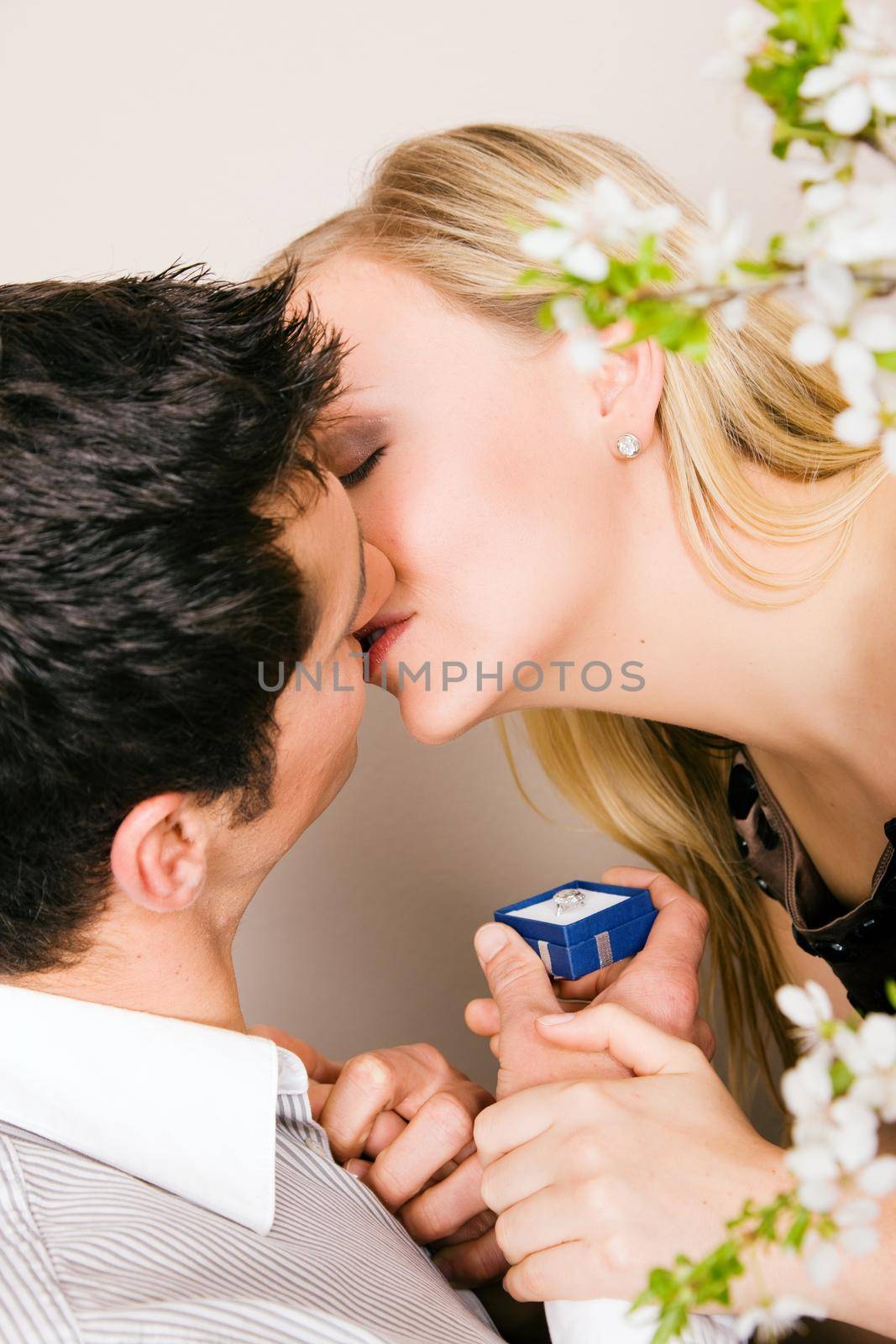 Man promising wedding to woman by Kzenon