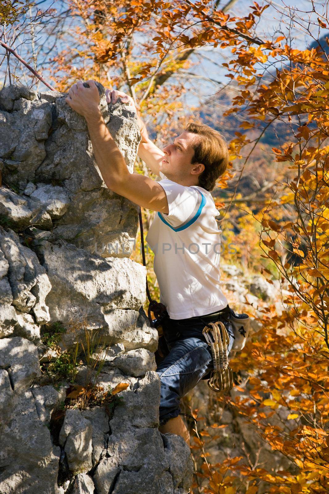 Rock Climbing by Kzenon