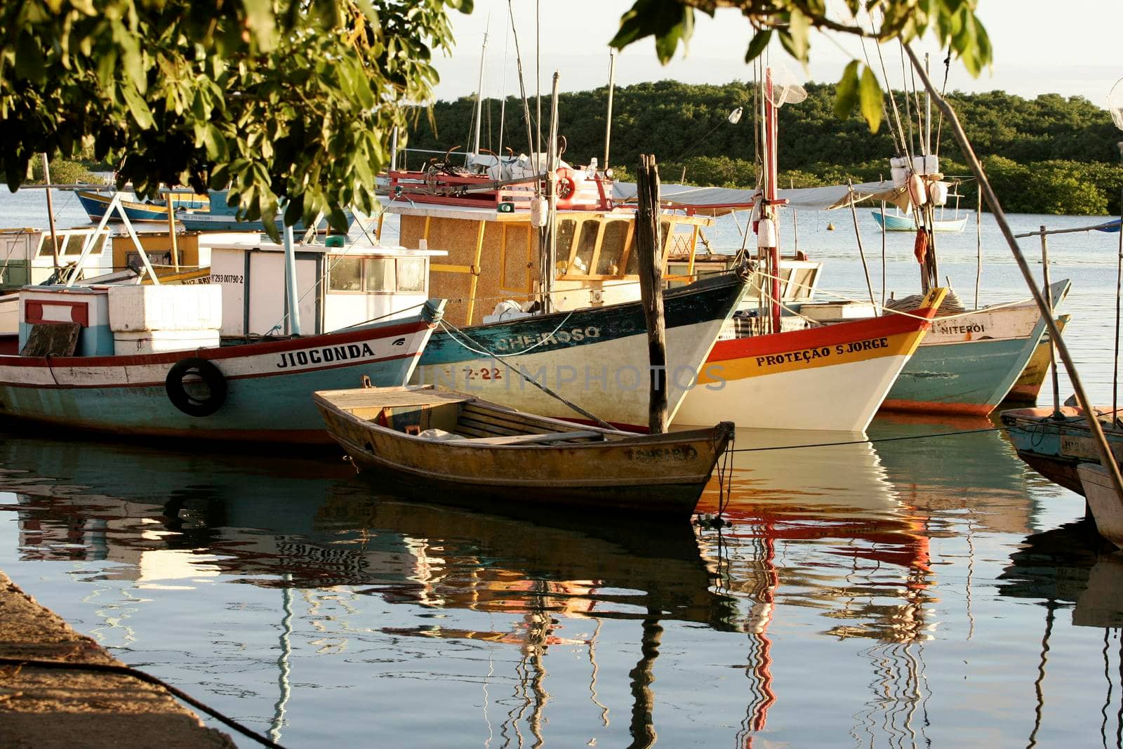 fishing boats in porto seguro by joasouza