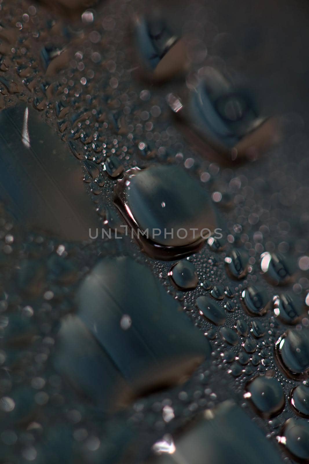Water drops macro background modern high quality print