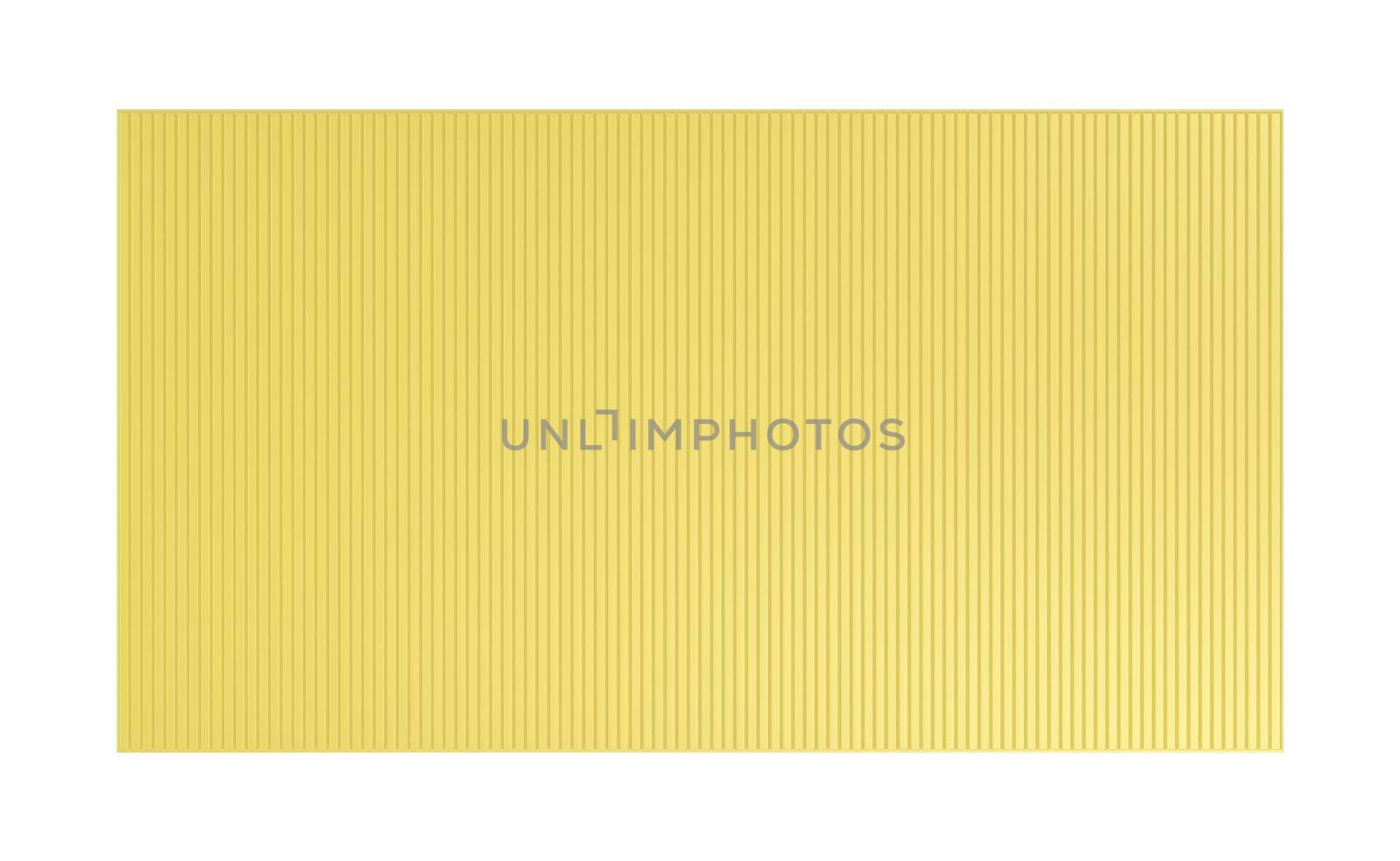 Yellow fitness mat by magraphics