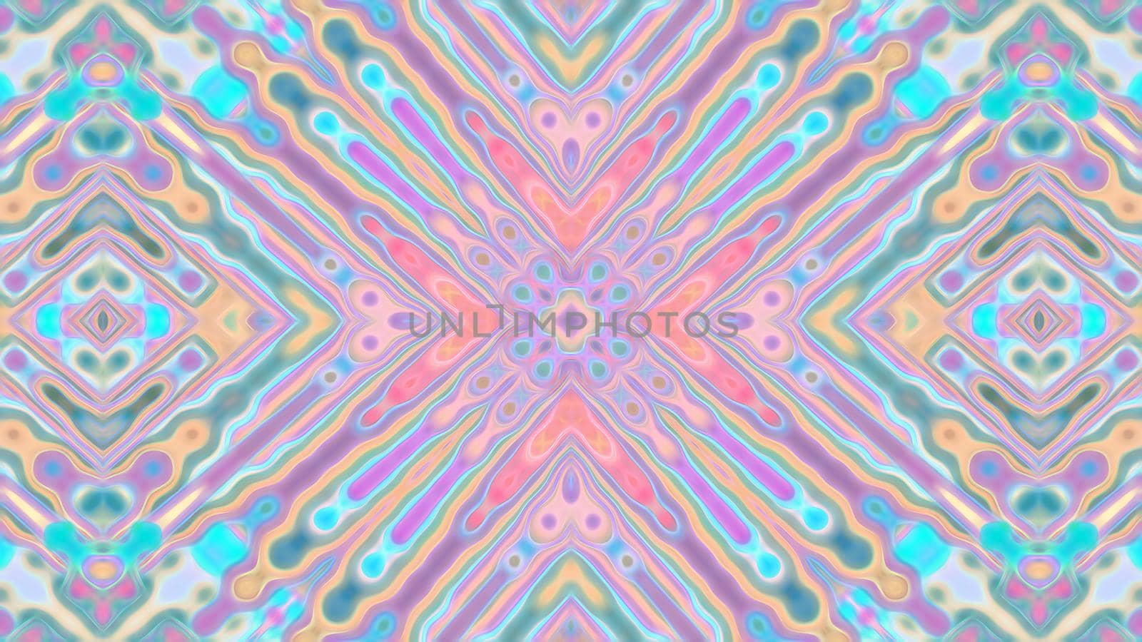 Abstract pastel textured background with symmetrical pattern.