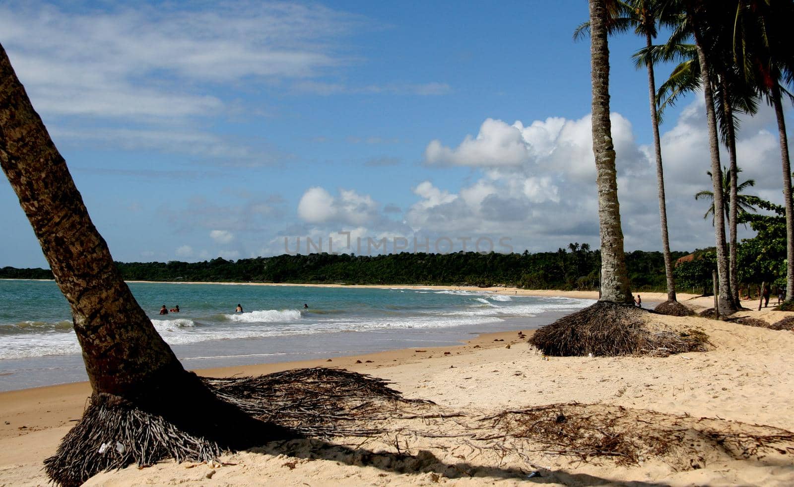 porto seguro, bahia / brazil - february 27, 2010: View of Nativos Beach in the Trancoso district of Porto Seguro.


