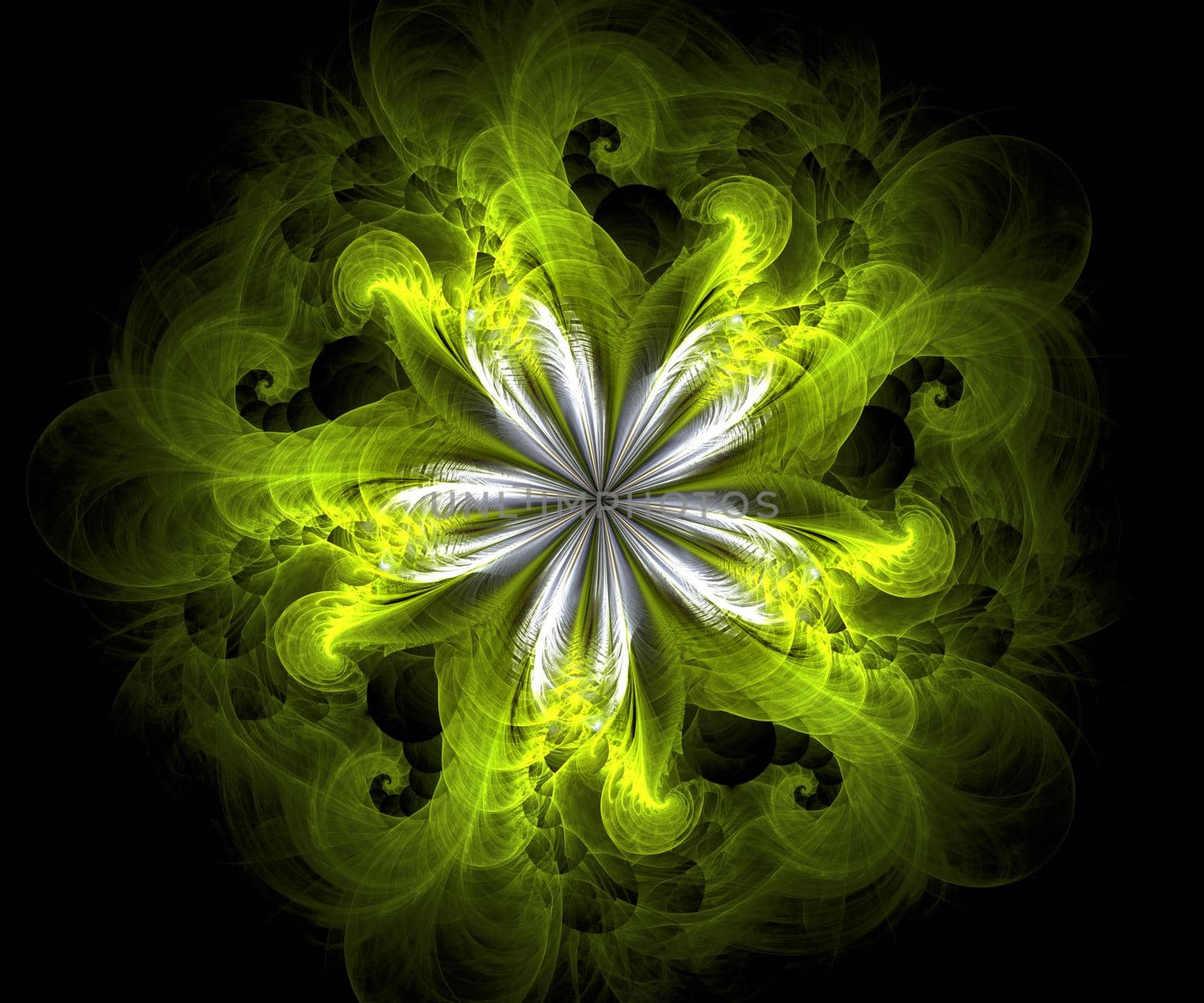 Computer generated colorful fractal artwork for creative art,design and entertainment