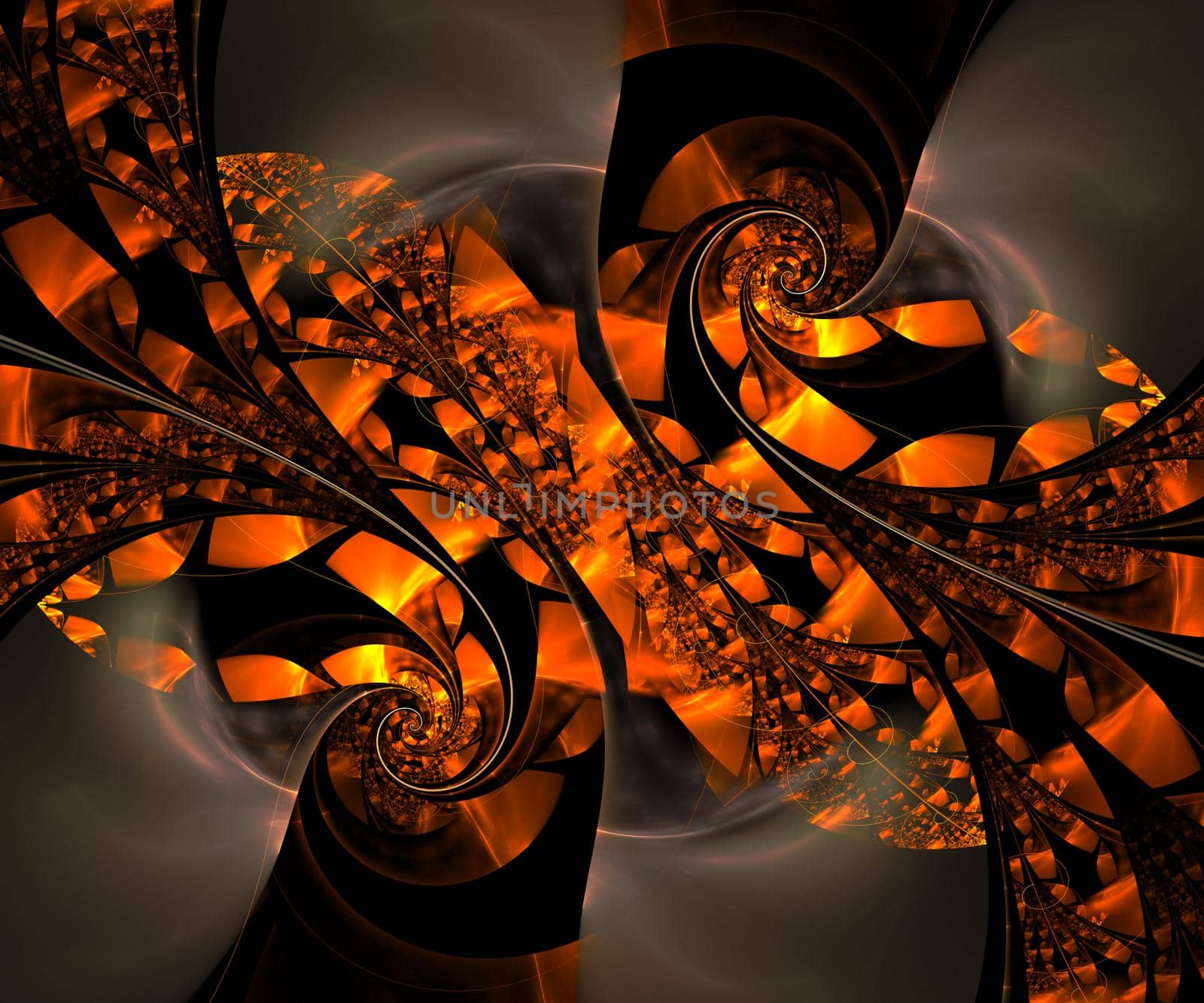 Computer generated colorful fractal artwork for creative art,design and entertainment