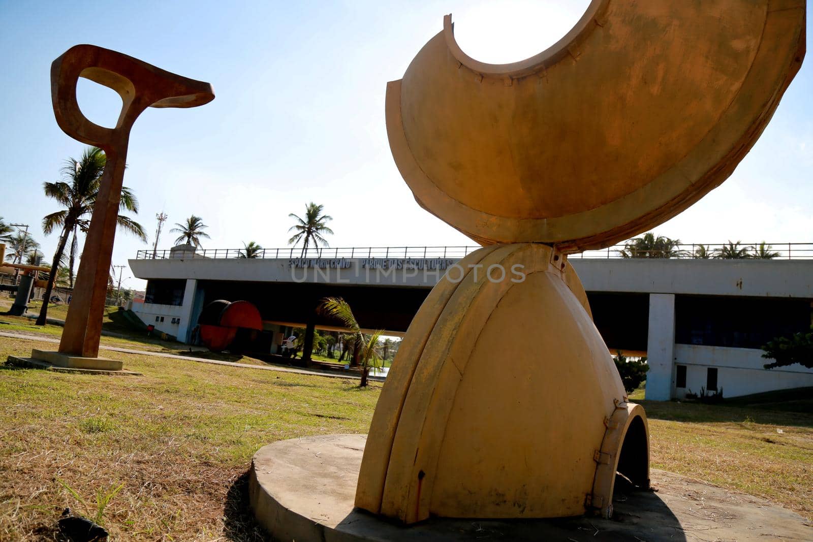 salvador, bahia / brazil - may 23, 2015: Parque das Esculturas e Espaço Mario Cravo no Parque Metropolitano de Pituacu em Salvador.