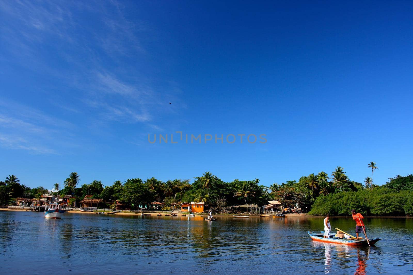 porto seguro, bahia / brazil - june 9, 2007: view of the village of Caraiva in the municipality of Porto Seguro, in the south of Bahia.