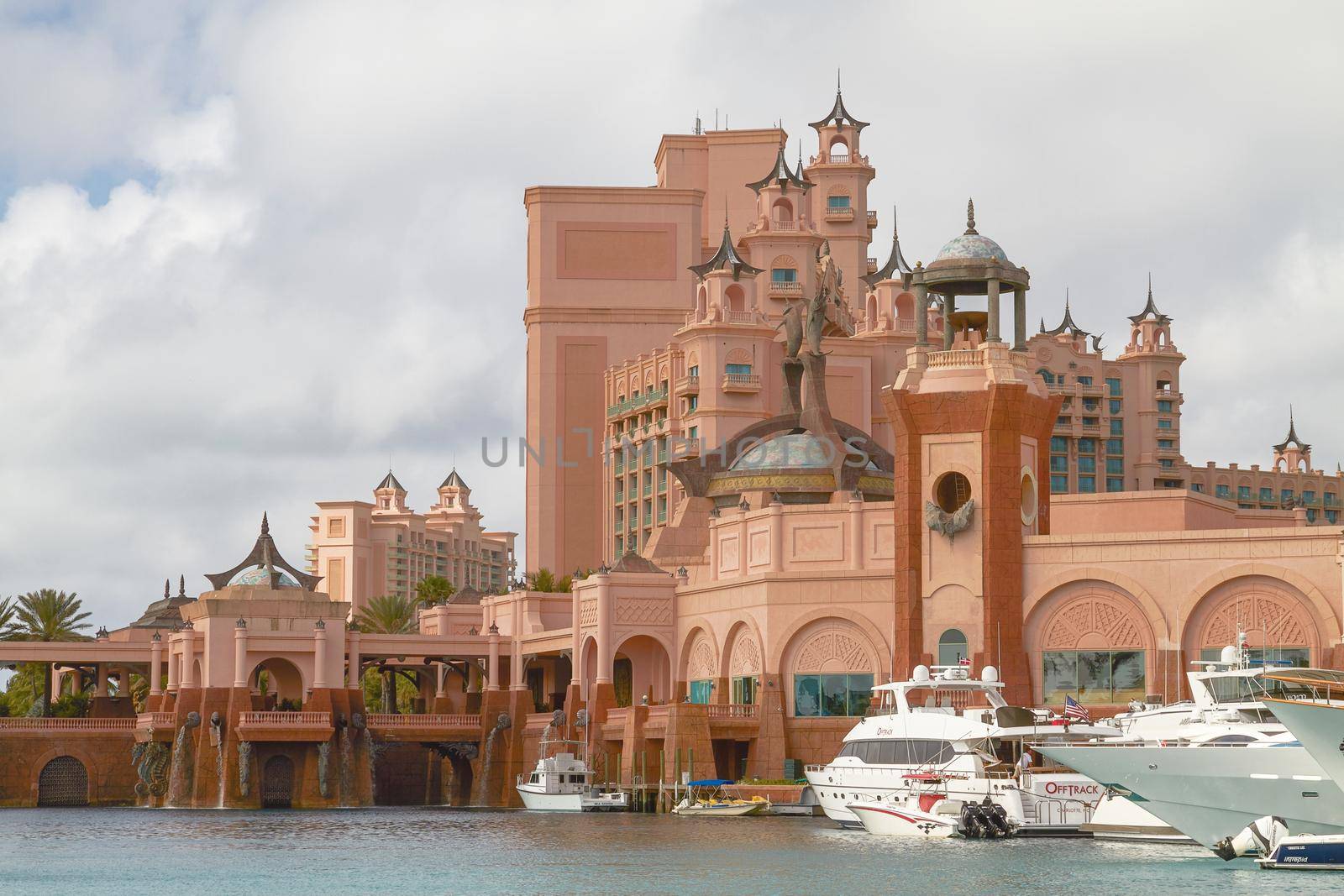 NASSAU, BAHAMAS - JANUARY 17, 2010: The Atlantis Paradise Island Resort in Nassau, Bahamas