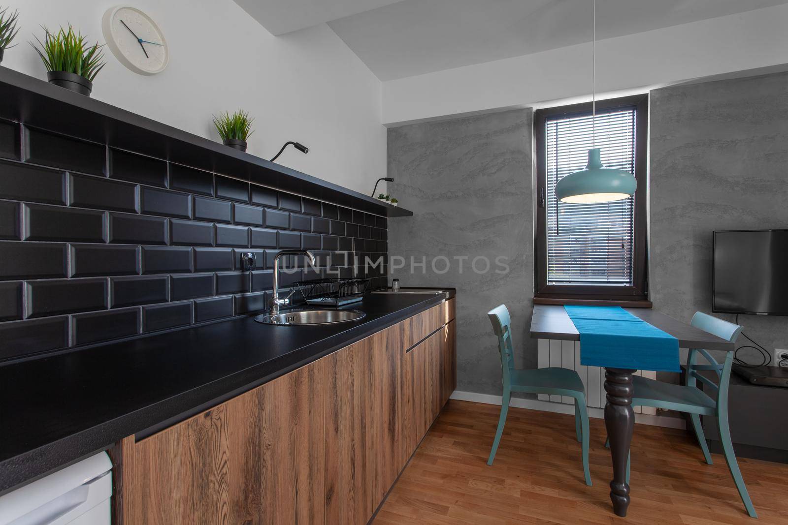 kitchen in a modern apartment