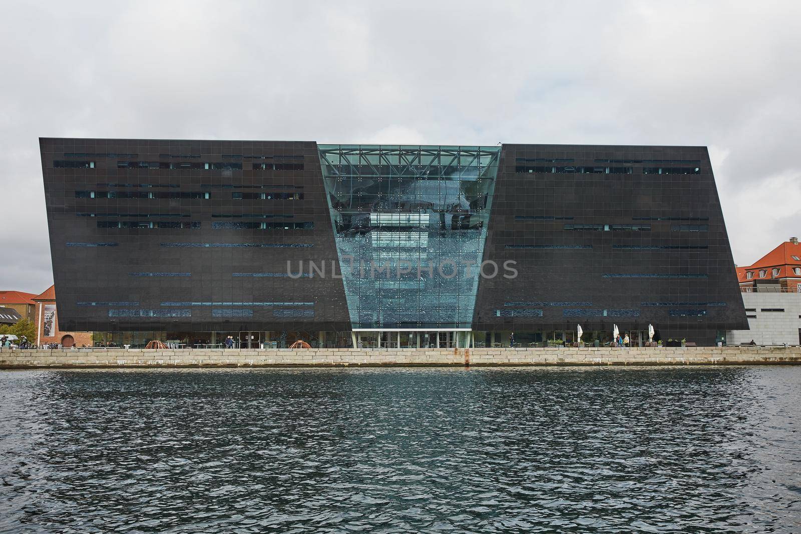 The Black Diamond. The Copenhagen Royal Library is the national library of Denmark in Copenhagen by wondry