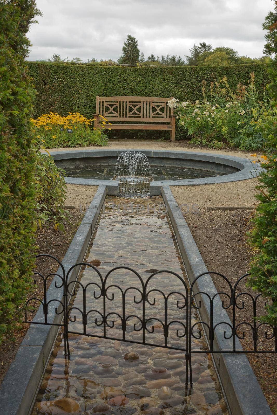Alnwick Garden - a contemporary pleasure gardens adjacent to Alnwick Castle in Northumberland county in the UK by wondry