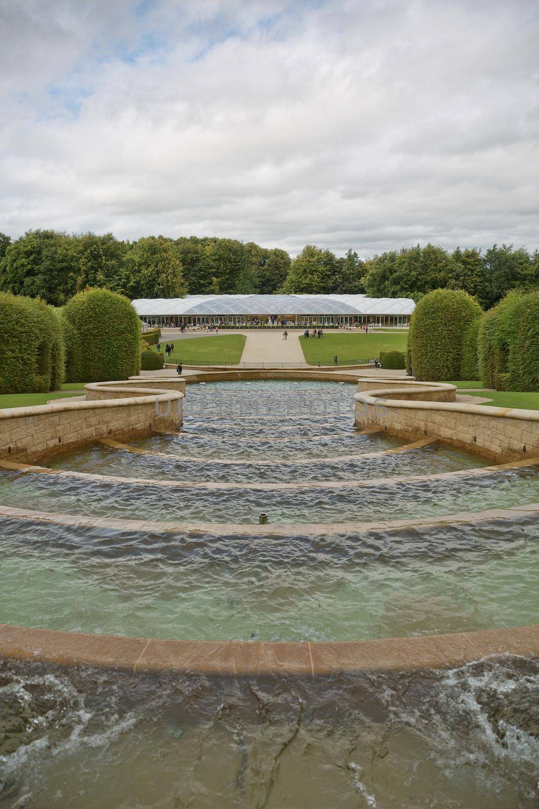 Alnwick Garden - a contemporary pleasure gardens adjacent to Alnwick Castle in Northumberland county in the UK by wondry