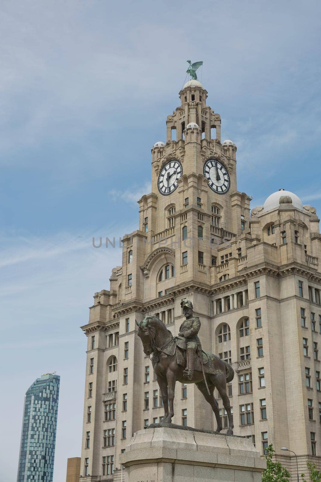 Liverpool's Historic Liver Building and Clocktower, Liverpool, England, United Kingdom by wondry