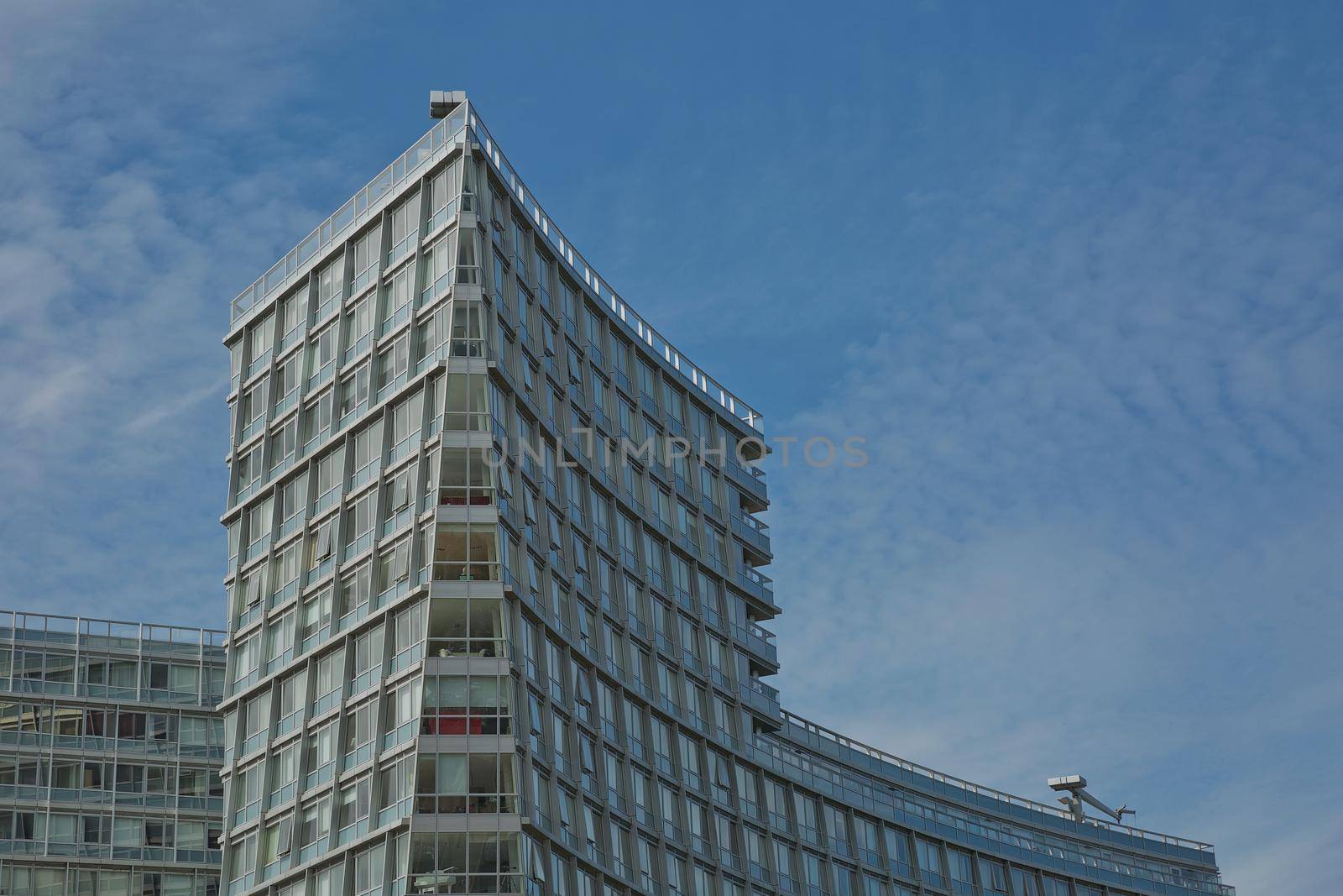 LIVERPOOL, ENGLAND, UK - JUNE 07, 2017: Modern architecture at the Strand street in Liverpool city, England