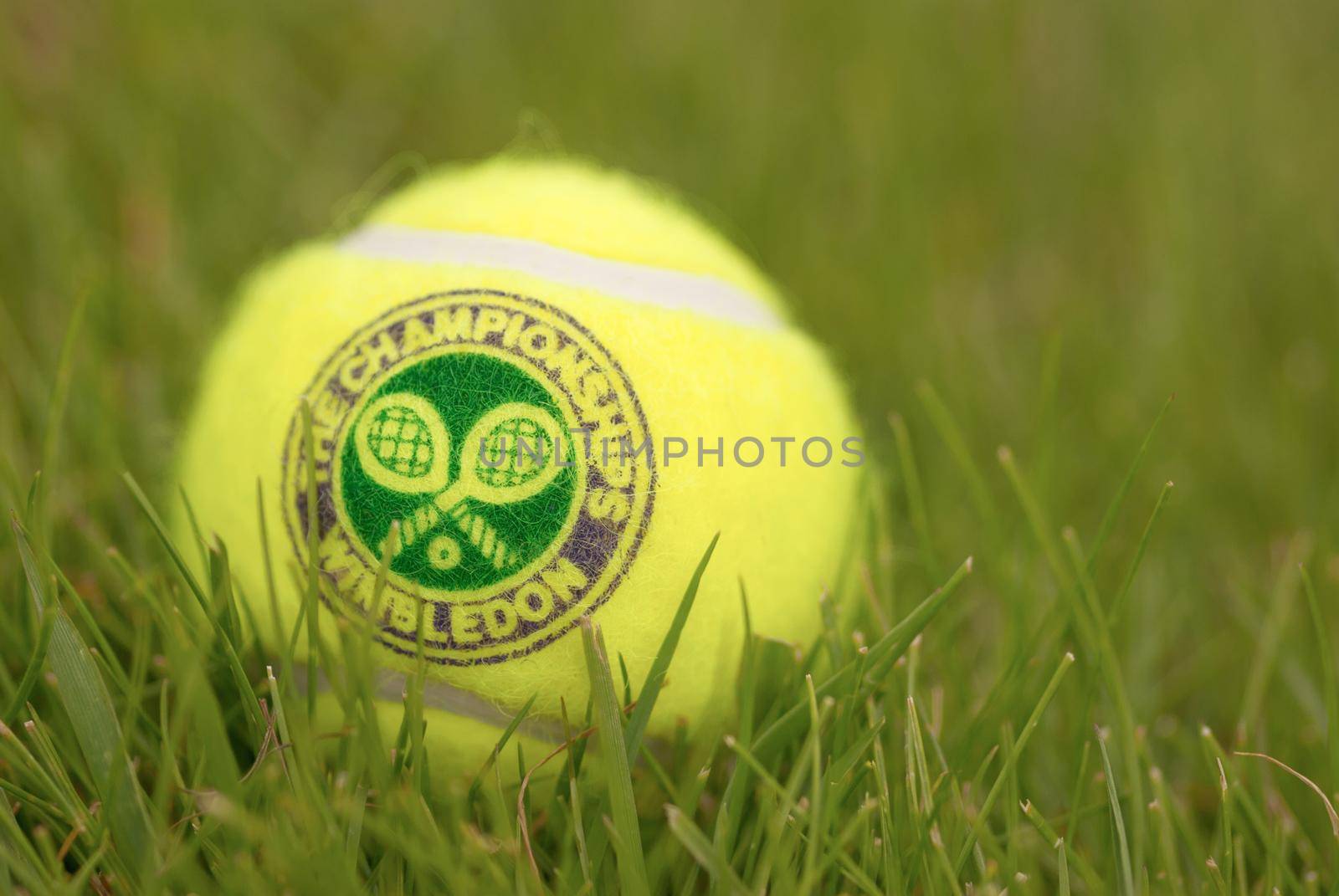 LONDON, ENGLAND-JUNE 22, 2009: Official Tennis Ball for Tradidional Tournament at Wimbledon, London, UK