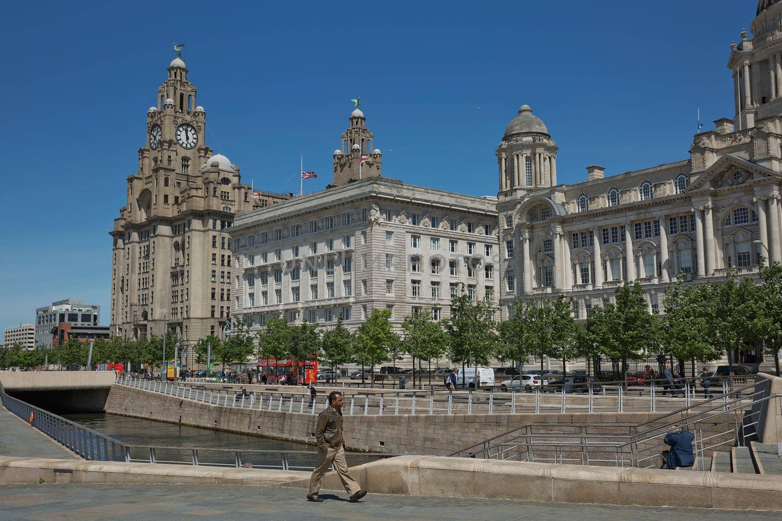 Port of Liverpool Building (or Dock Office) in Pier Head, along the Liverpool's waterfront, England, United Kingdom by wondry