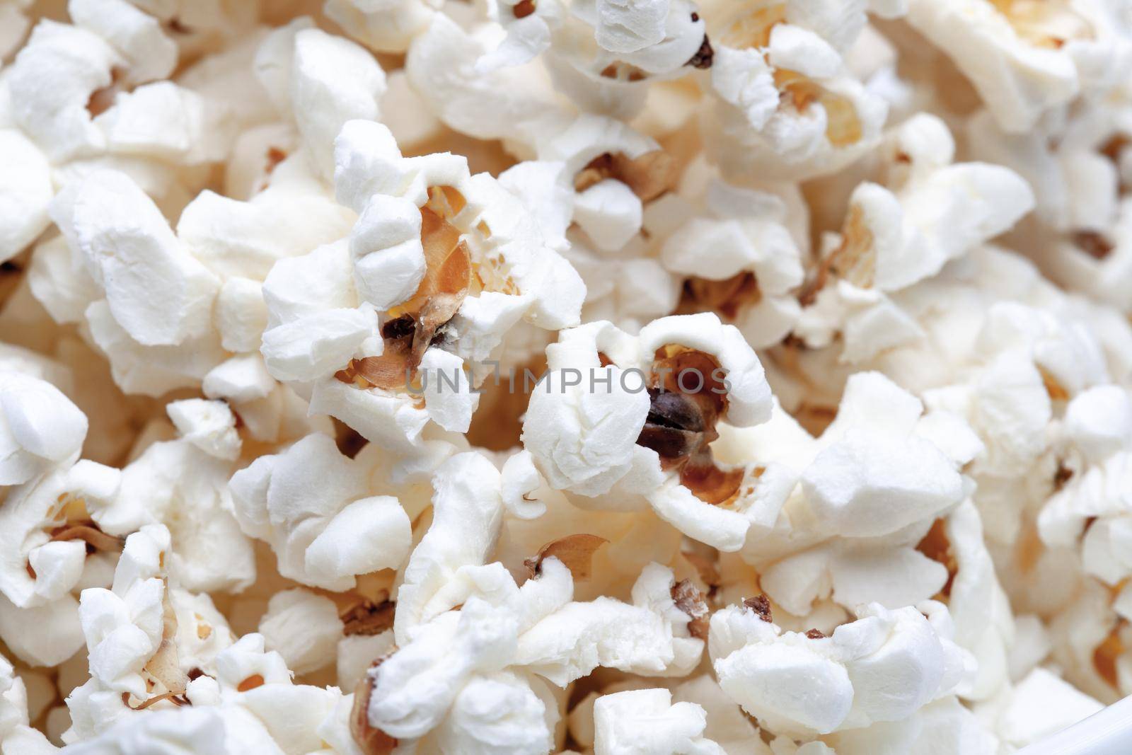 popcorn texture background, group of salted popcorns