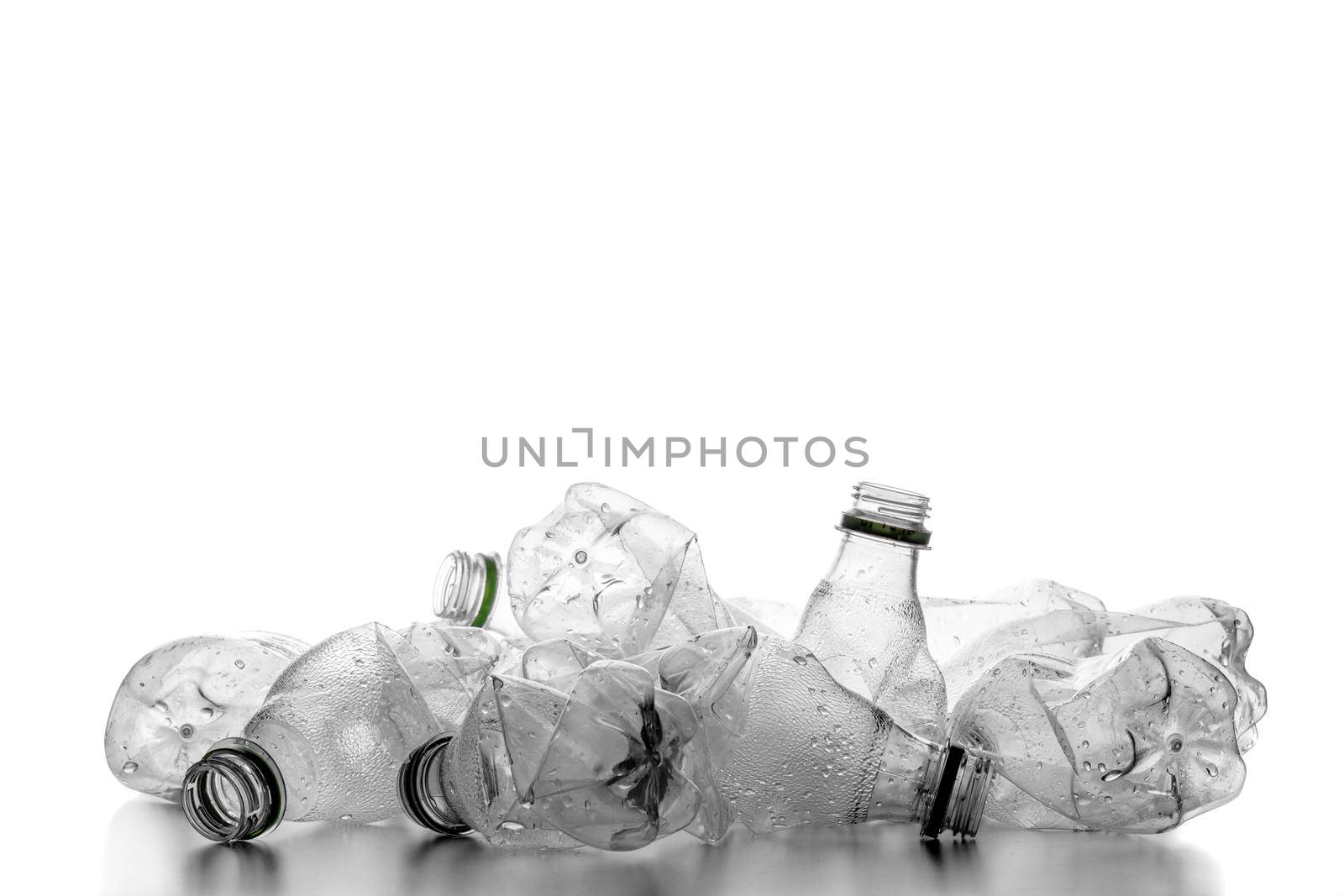 smashed plastic bottles by kokimk