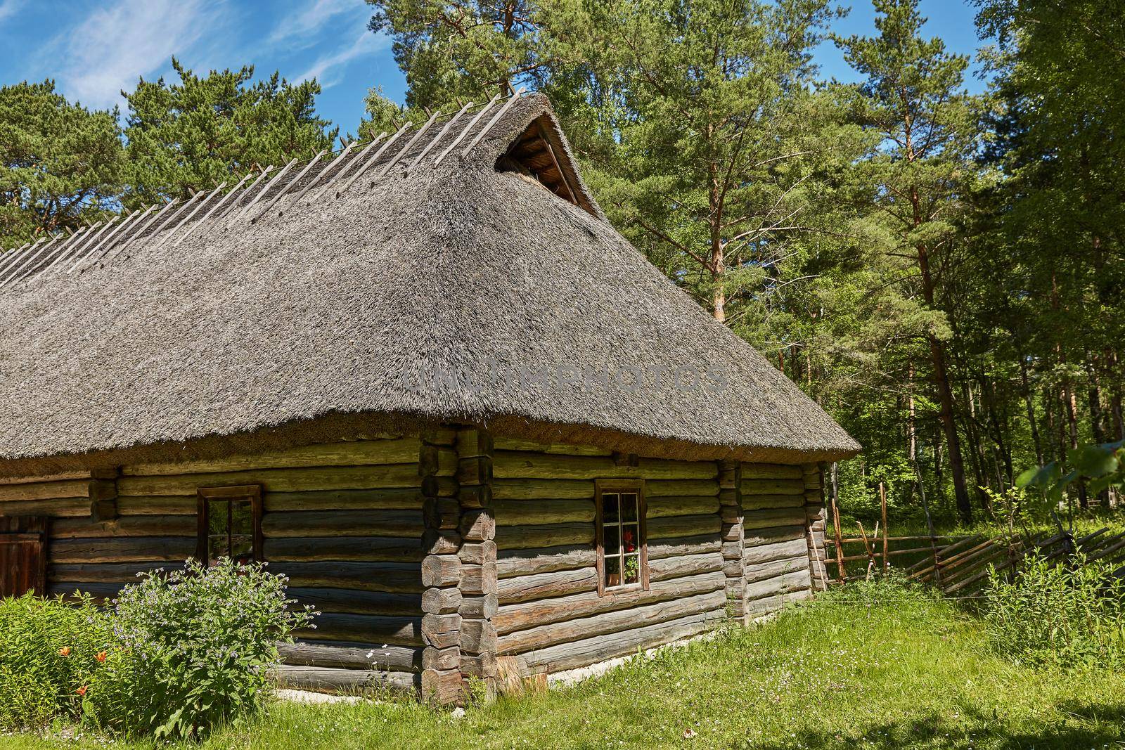 Traditional open air museum, Vabaohumuuseumi kivikulv, Rocca al Mare close to city of Tallinn in Estonia. by wondry