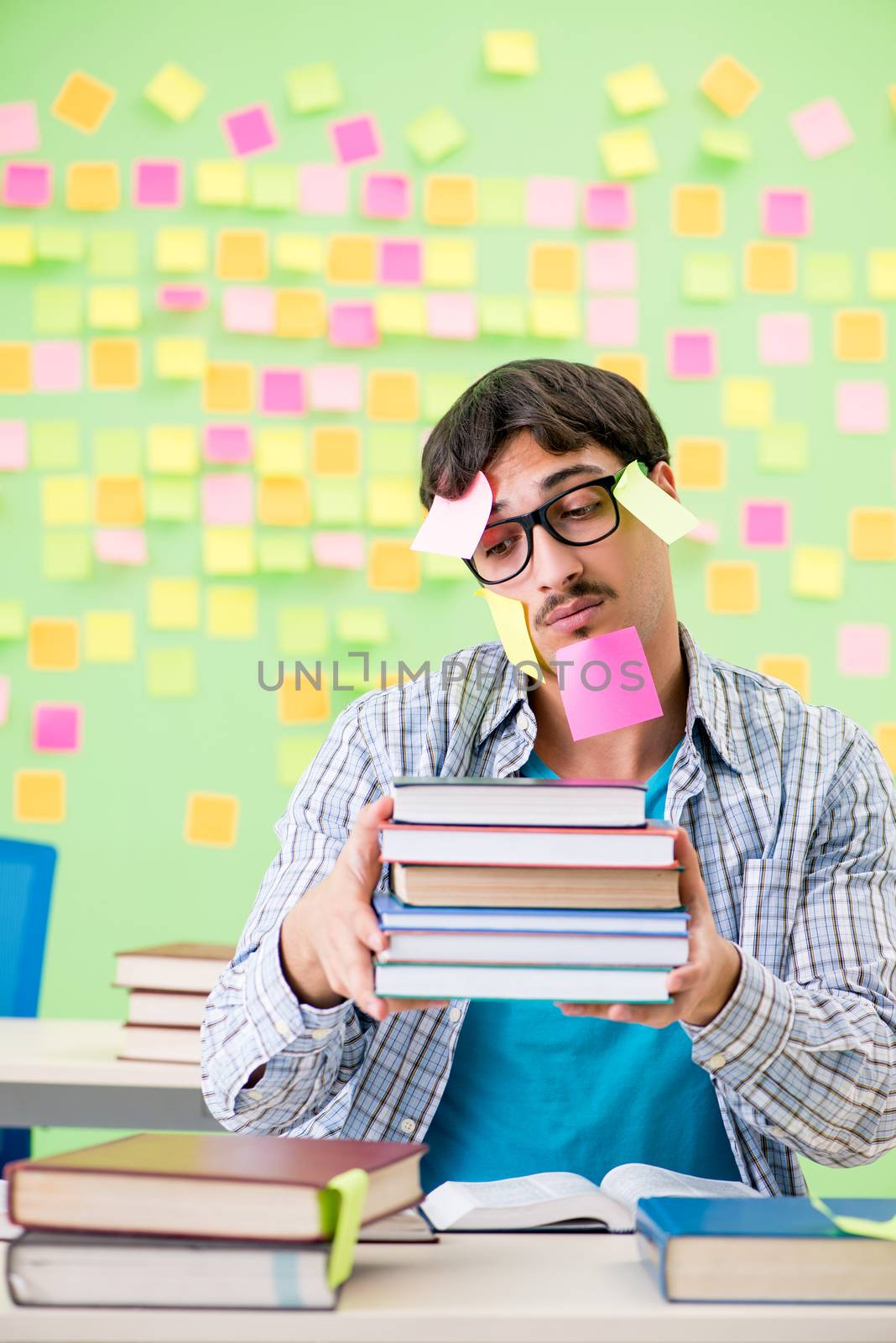 Student with many conflicting priorities