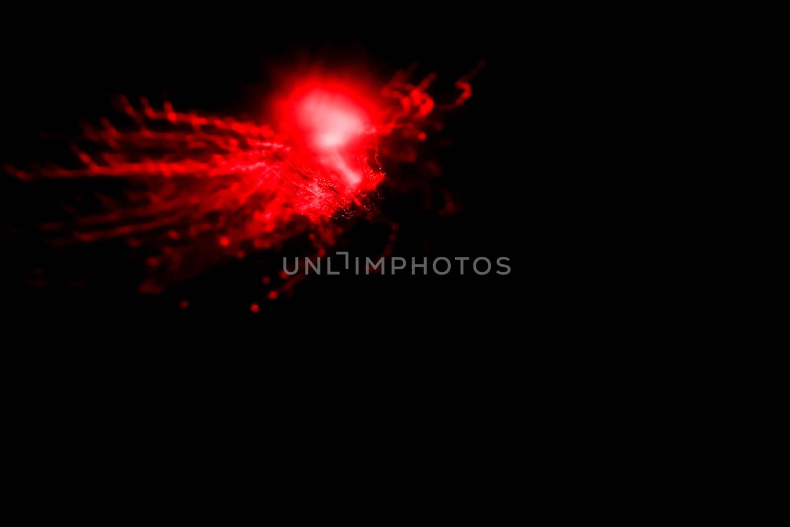 abstract light in dark, motion blur