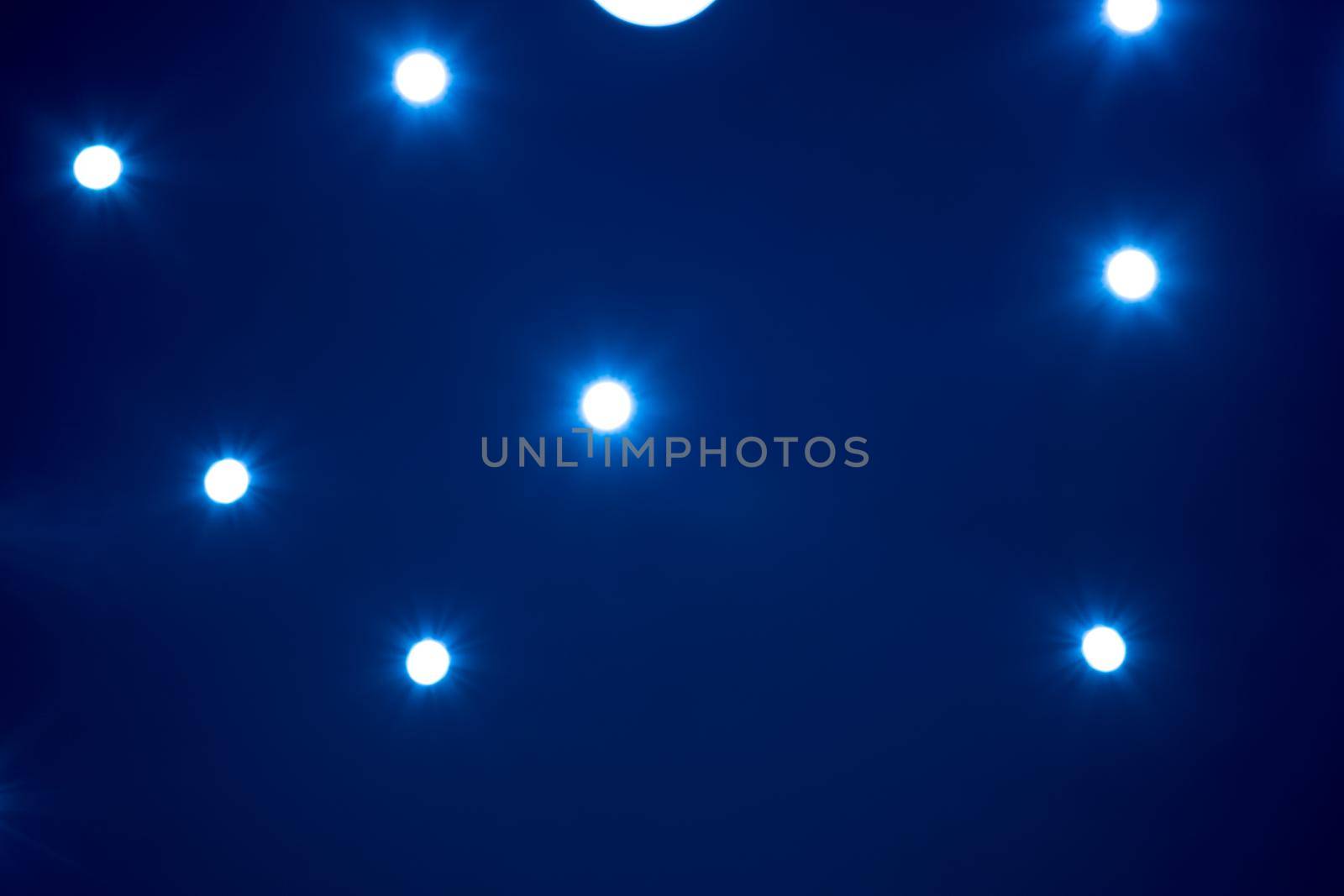 abstract lights on the ceiling in a modern building