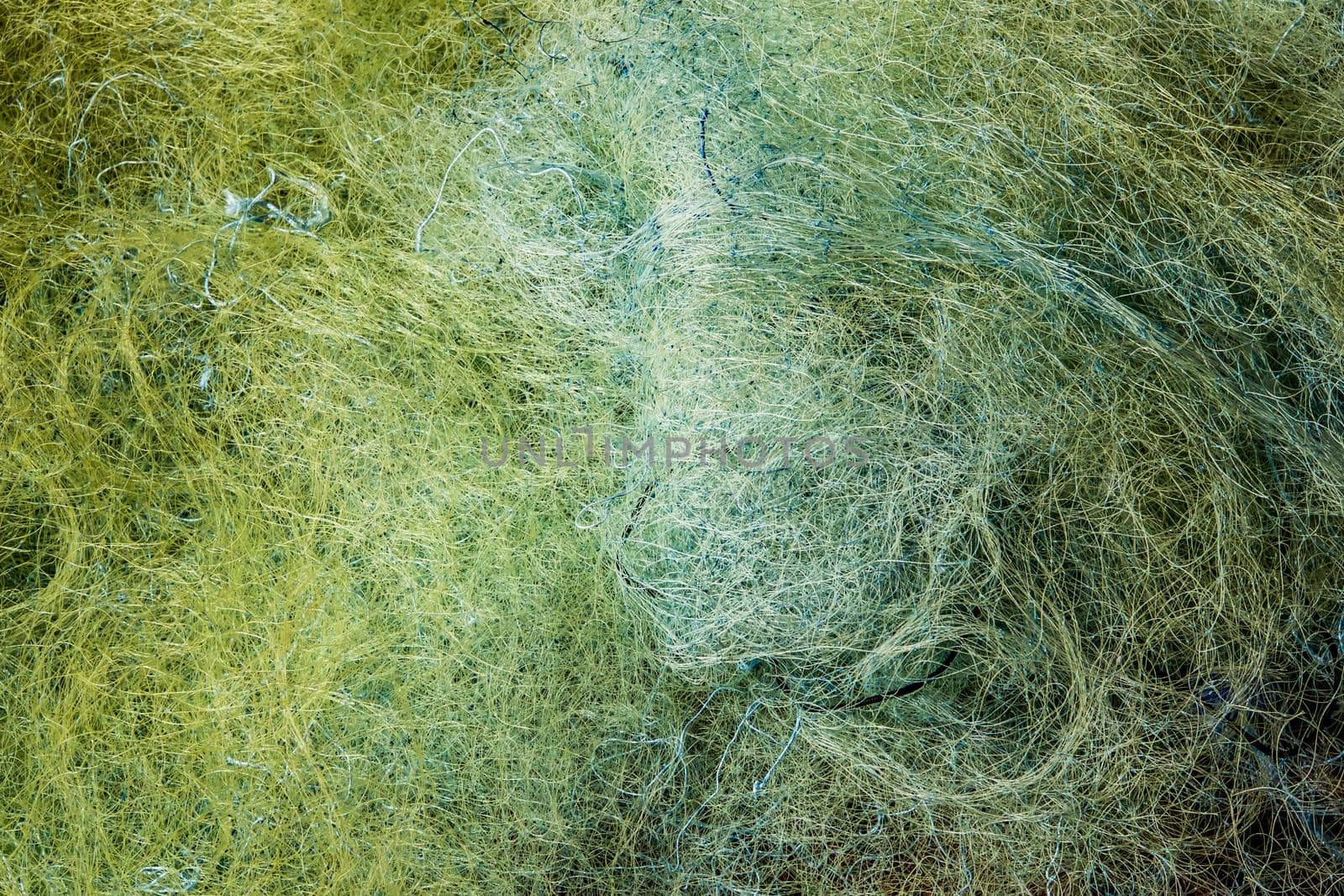 background of  fishing nets and floats