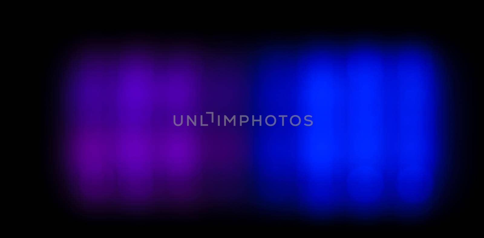 blured colorful lighting on black background