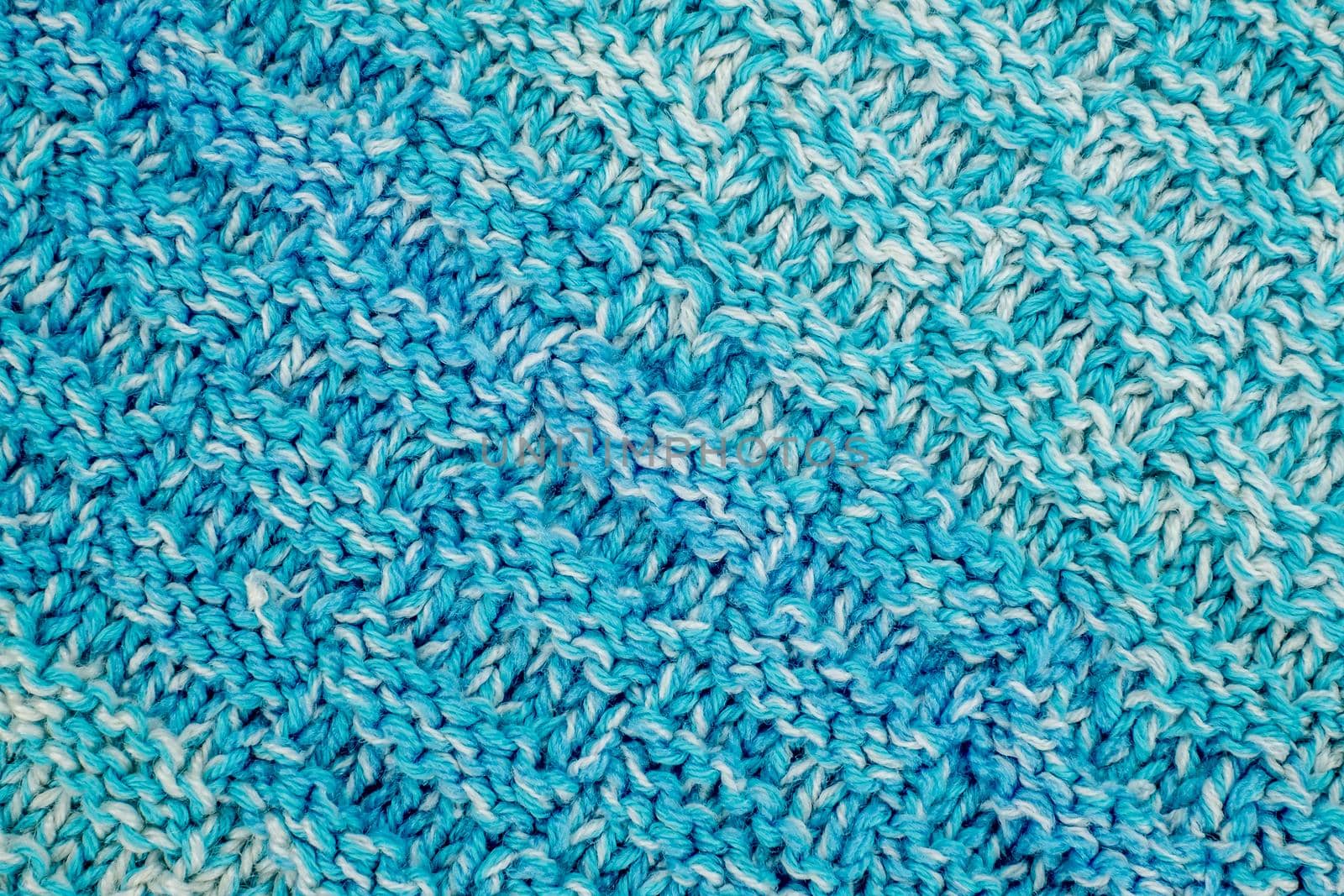 The texture of a knitted woolen fabric