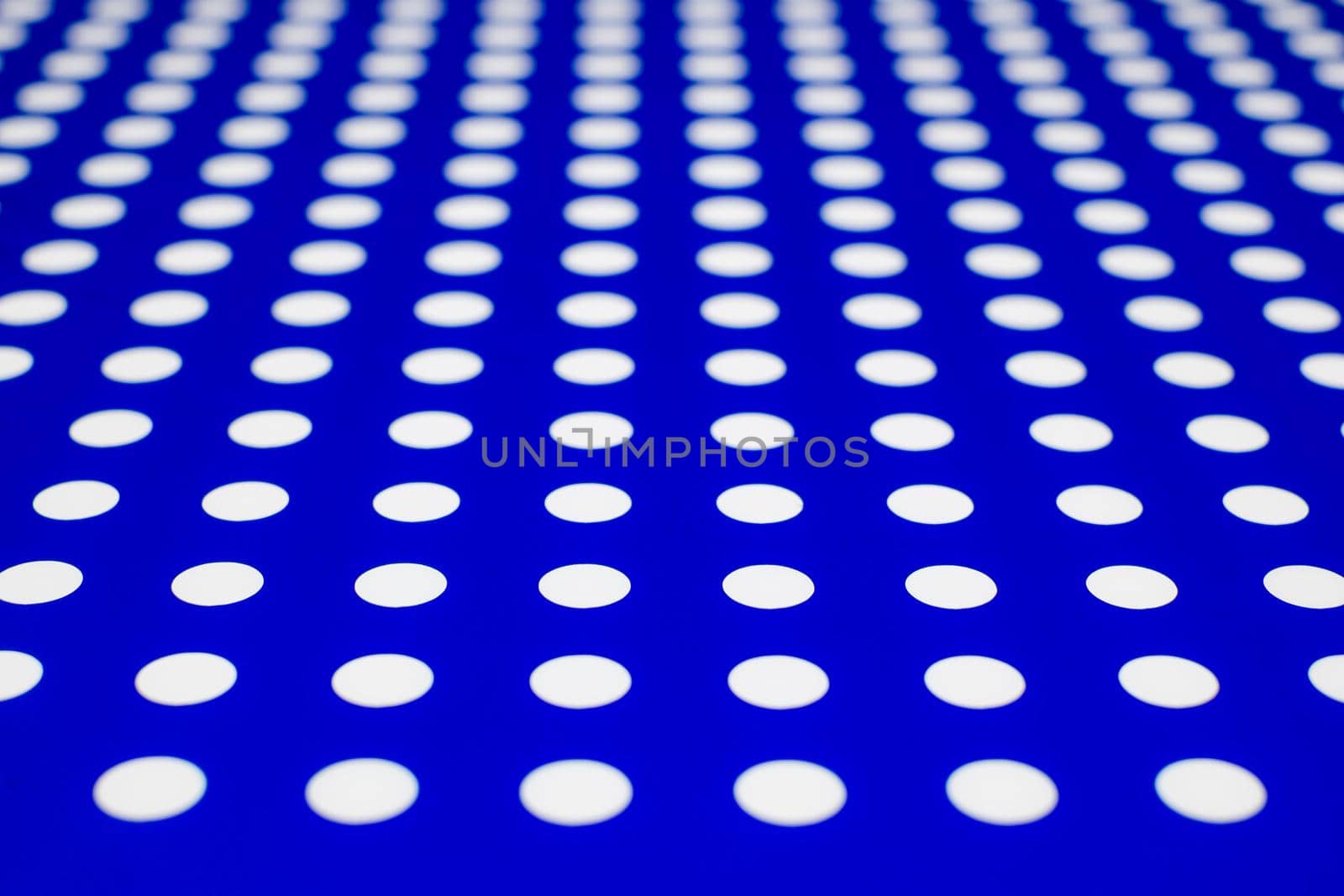 white dots on a blue background