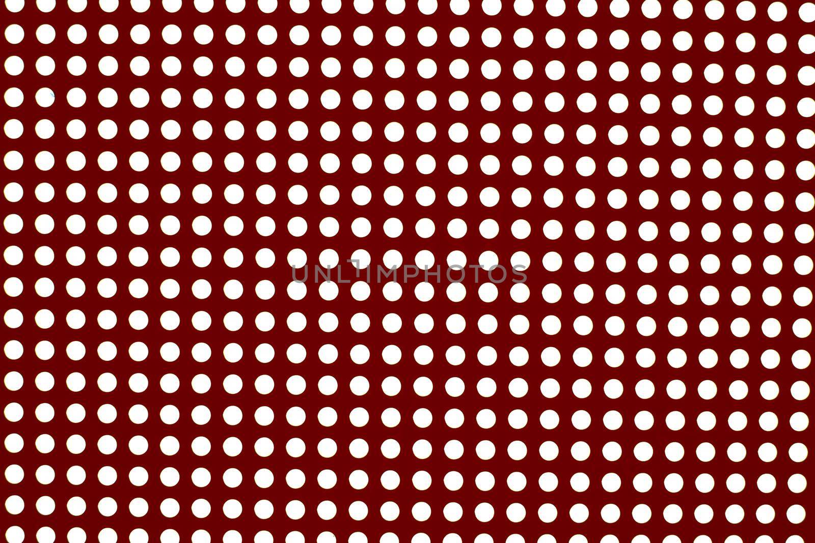 white dots on a red background